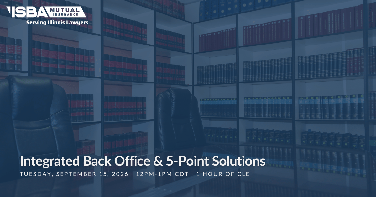 Integrated Back Office & 5-Point Solutions september 15, 2026 isba mutual insurance company