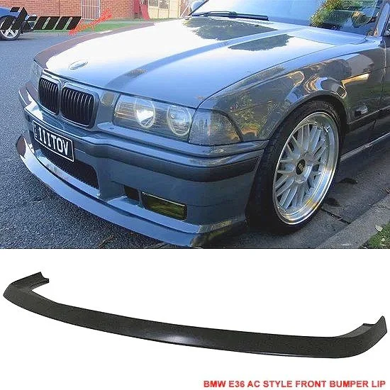 1992-1998 BMW E36 M3 Only 2Dr 4Dr AC Front Lip Spoiler Splitter - PU
