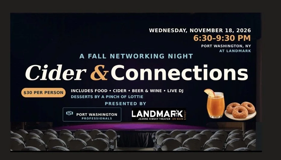 Cider &amp; Connections at Landmark: A Fall Networking Night