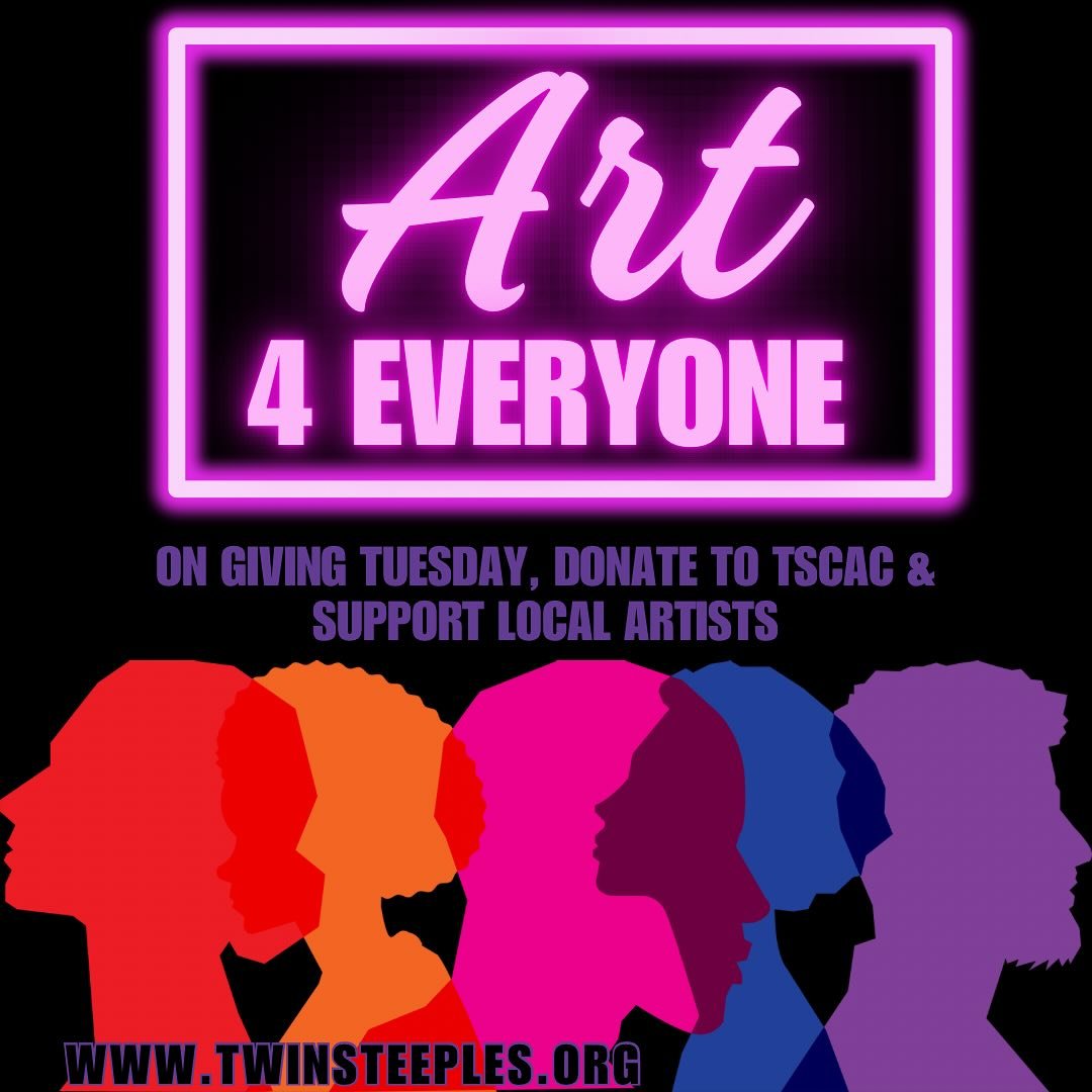Tuesday, December 3rd is Giving Tuesday, and we hope that you will make plans now to donate to a local non-profit organization that benefits the community and artists in and around Ponchatoula, Louisiana! www.twinsteeples.org