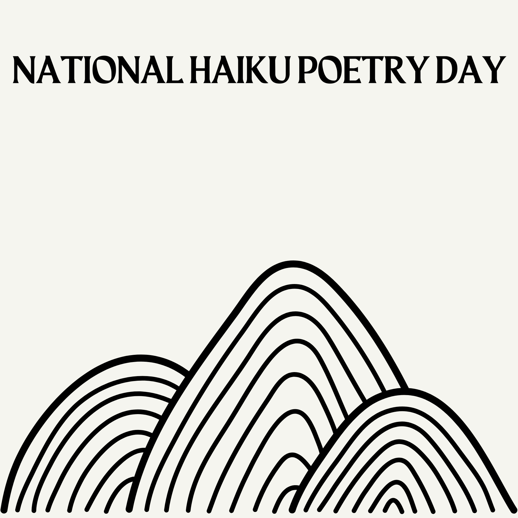Celebrating National Haiku Poetry Day