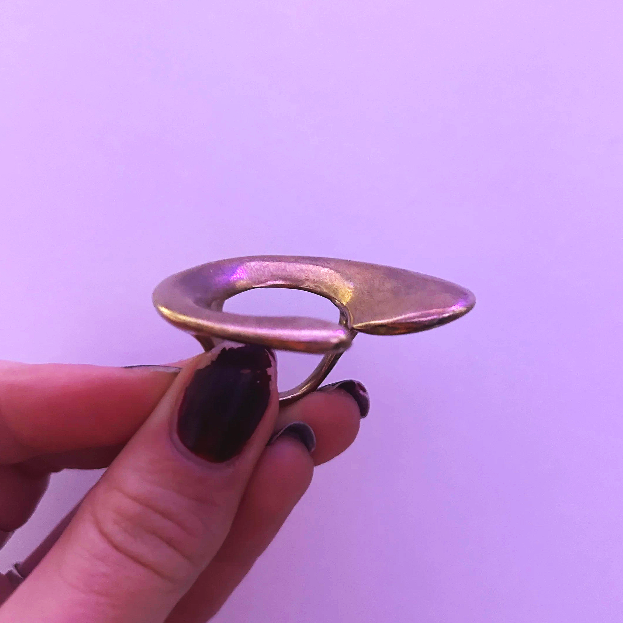 Ancient bronze cast ring