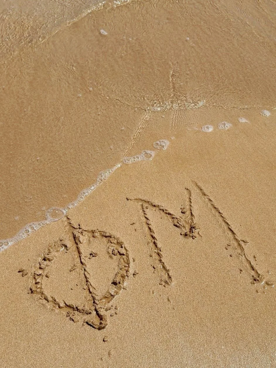 write our letters in the sand! 

#greek #greekletters #gogreek #pha #phalove