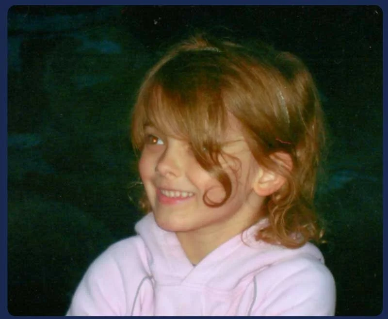 WES Employee Tallianna Richey Miller as a WES Kindergarten student