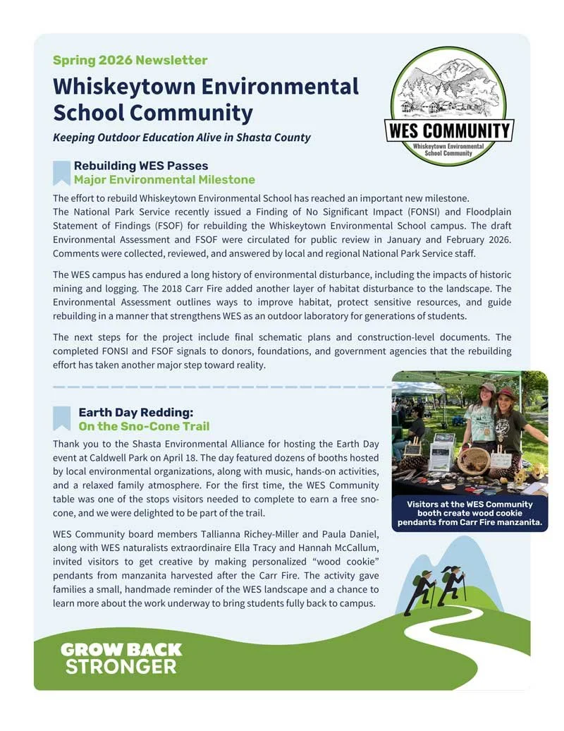 WES Community 2026 Spring Newsletter