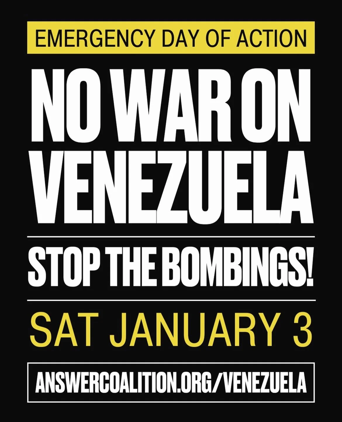 No War on Venezuela