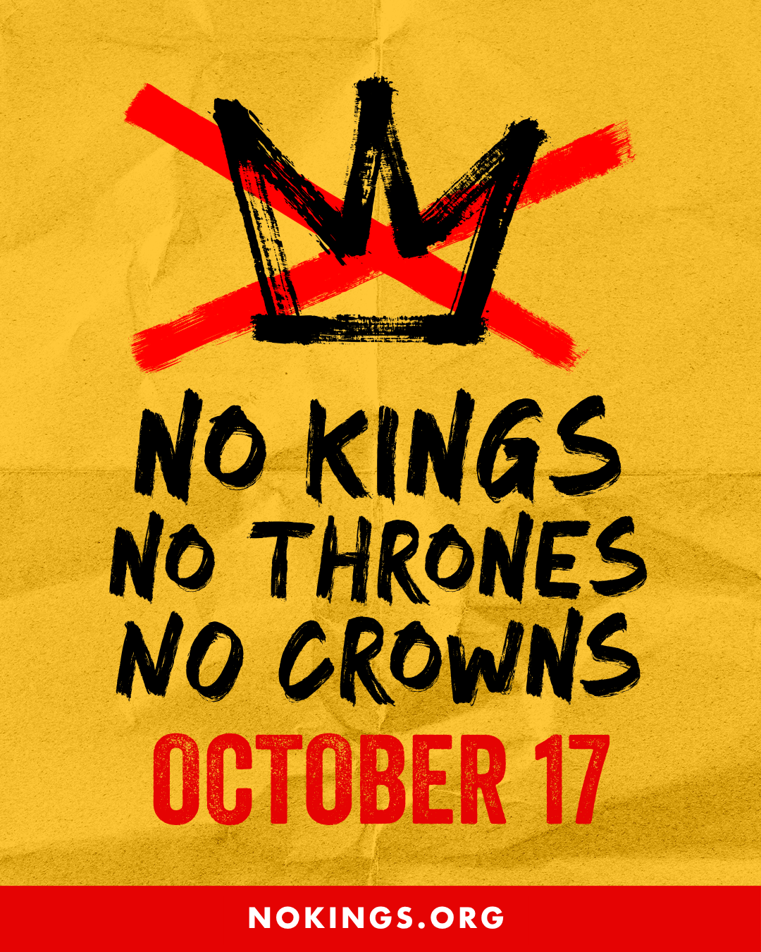 No Kings: Vote Early