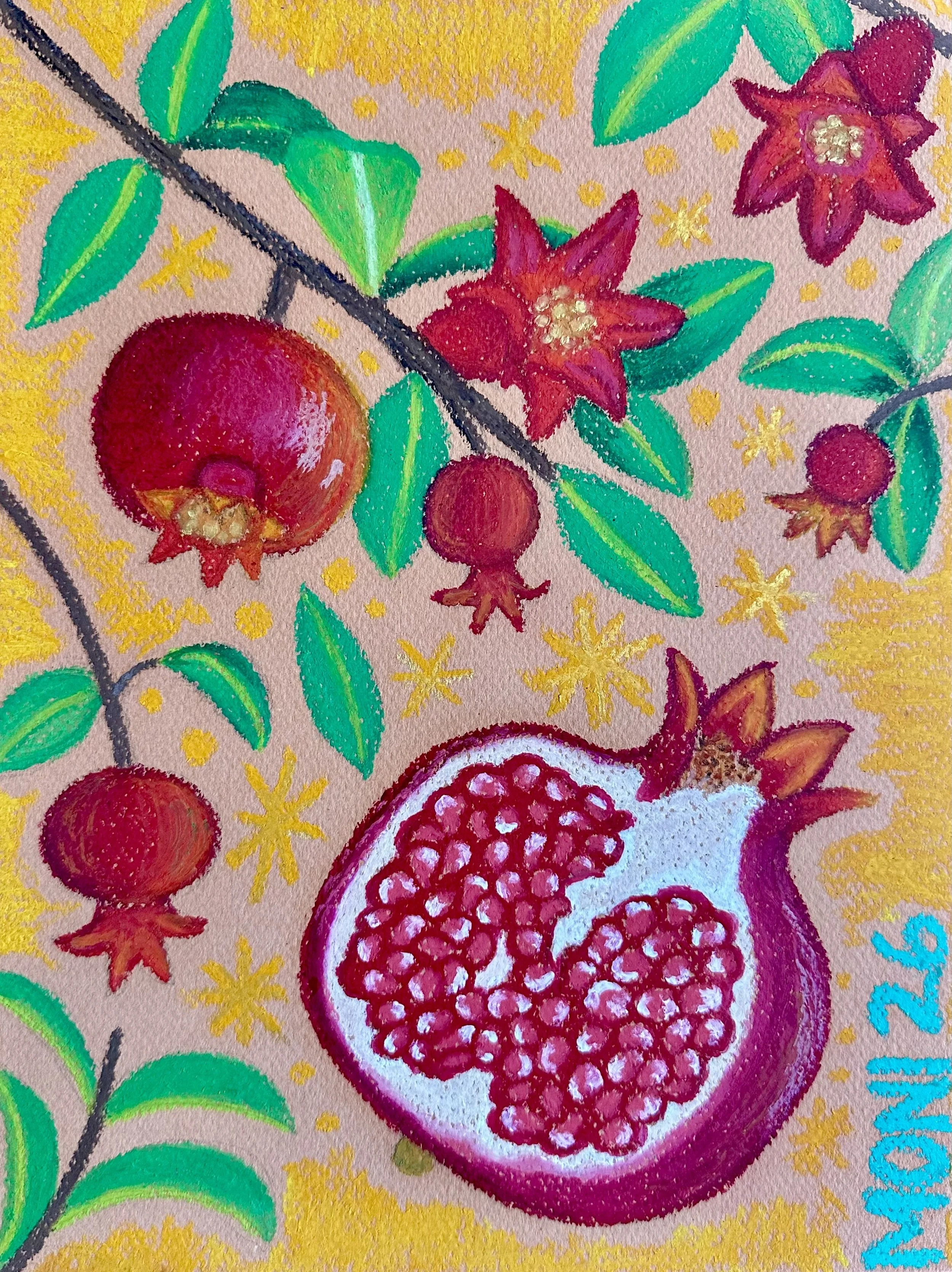 Pomegranate Study
9" x 12"
2026