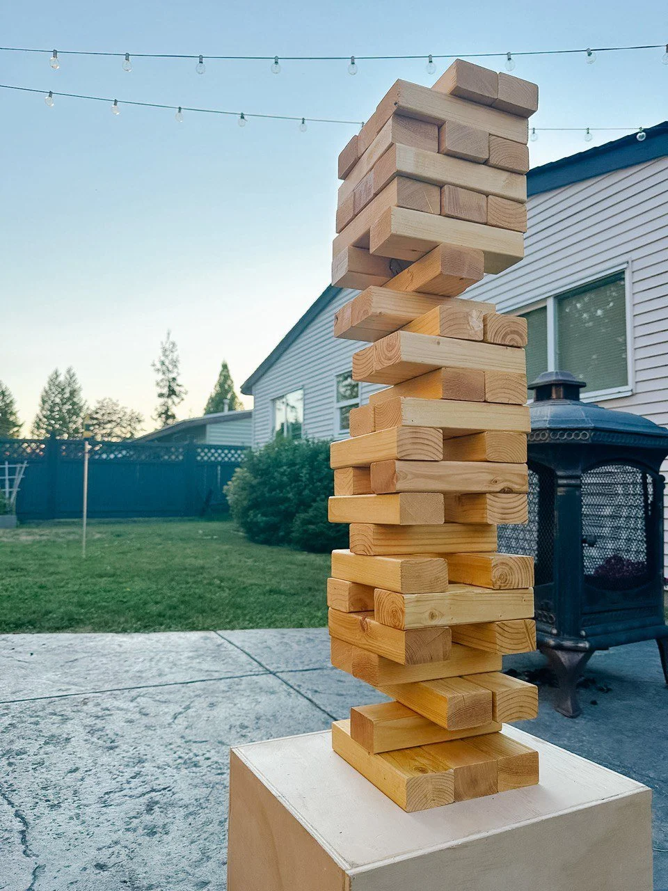 Lawn Jenga
Wooden Blocks with carry case or stand
$50