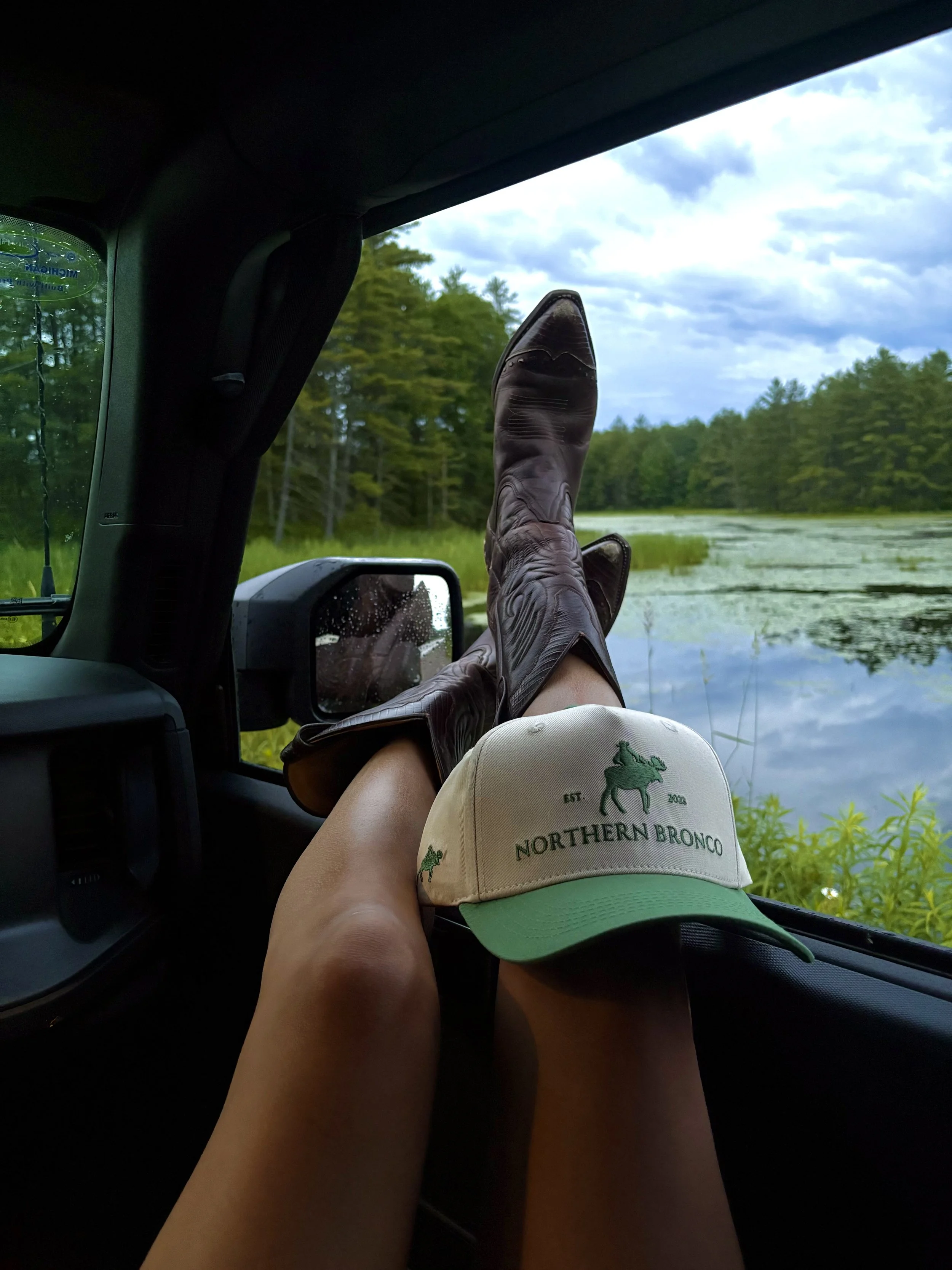 Green Cabin Cap