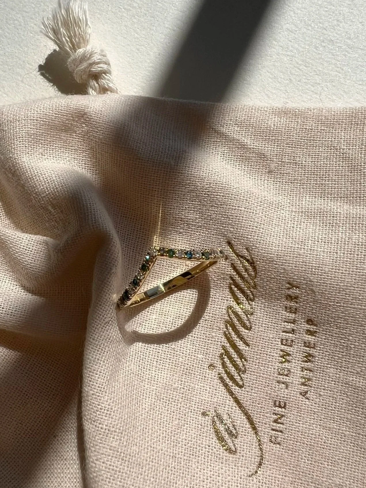 V Diamond Ring