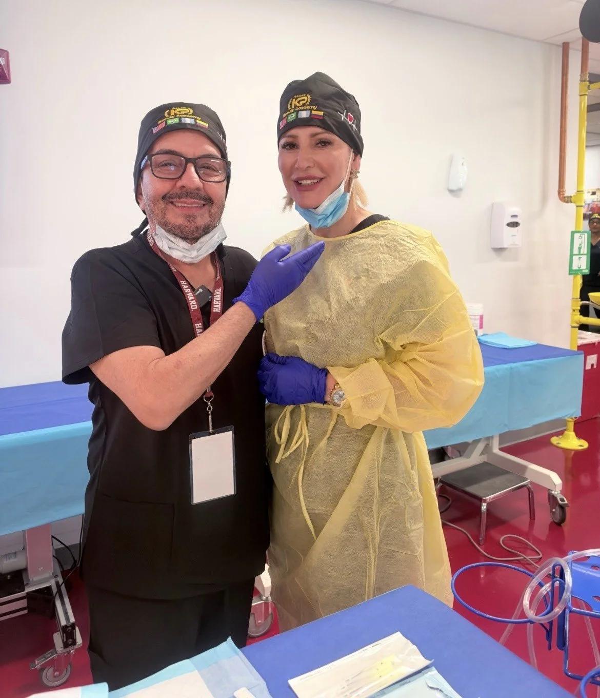 Danila Rodrigues with Dr. Fernando Gentil
