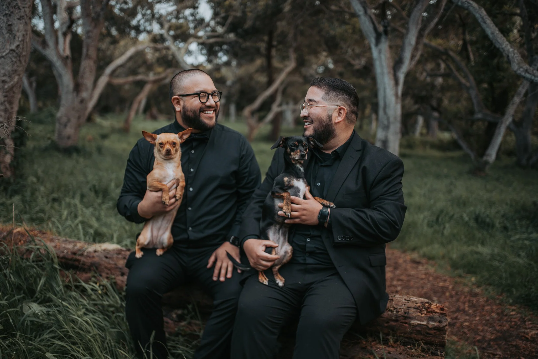Robert and Izzy at their intimate Pacific Grove coastal elopement on the Monterey Peninsula