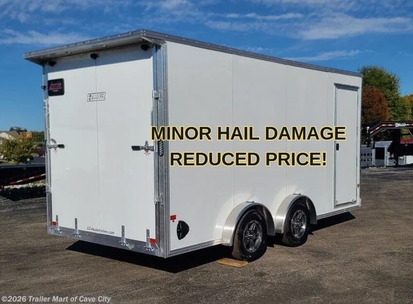2024 EZ-Hauler 7.5'x16' Aluminum Enclosed UTV Hauler
