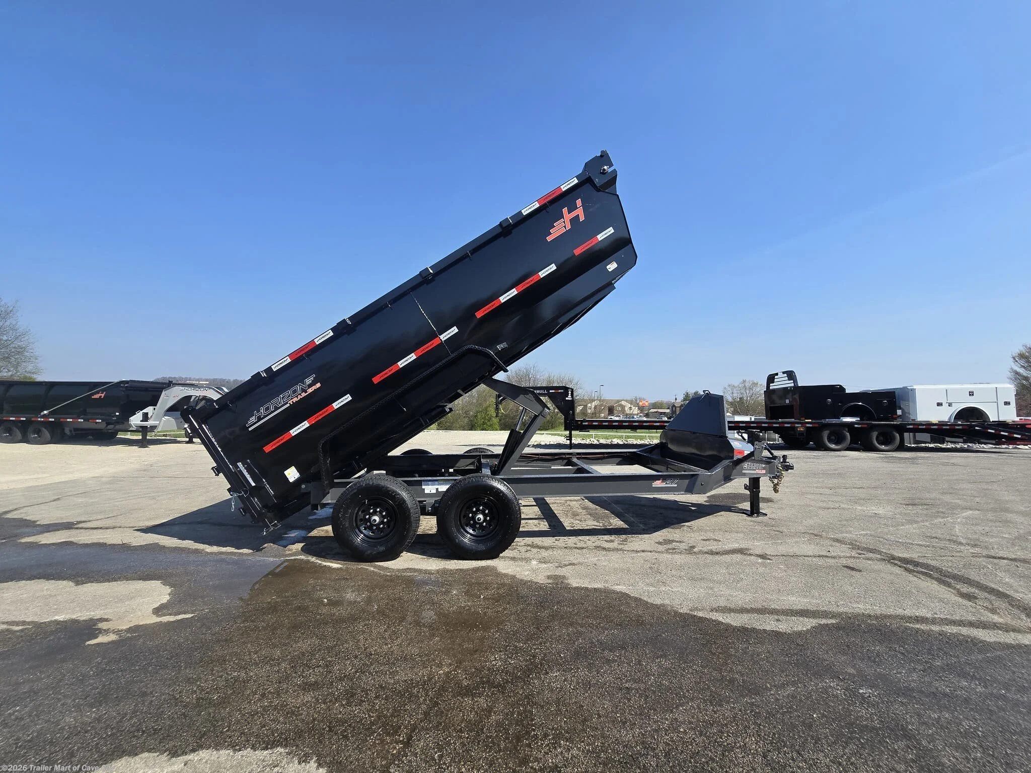2026 Horizon Trailers LZ7 7'x14' 7k Dump Trailer