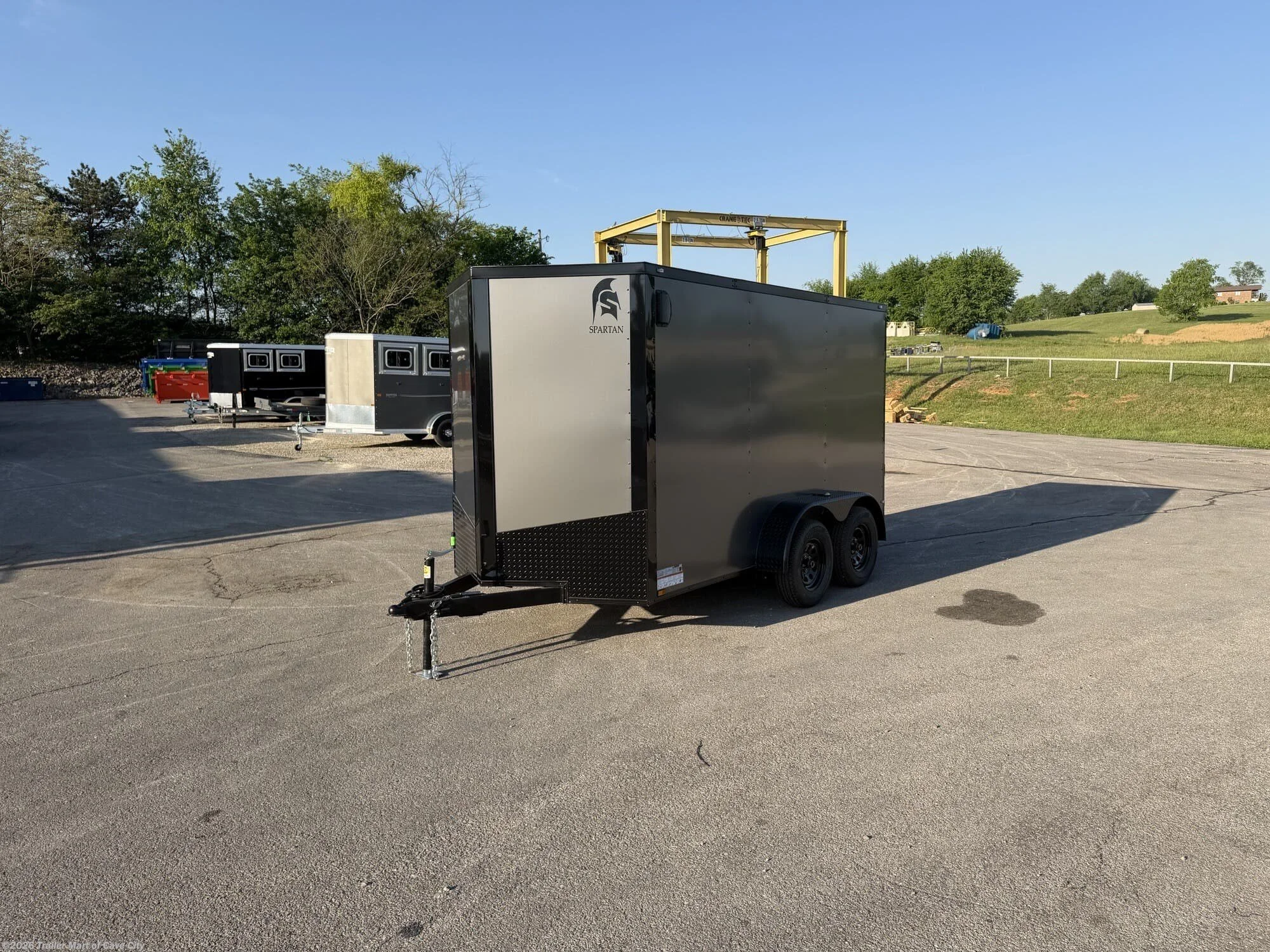 2026 Spartan Trailers 6'x12'TA (Blackout Package) Enclosed Cargo Trailer