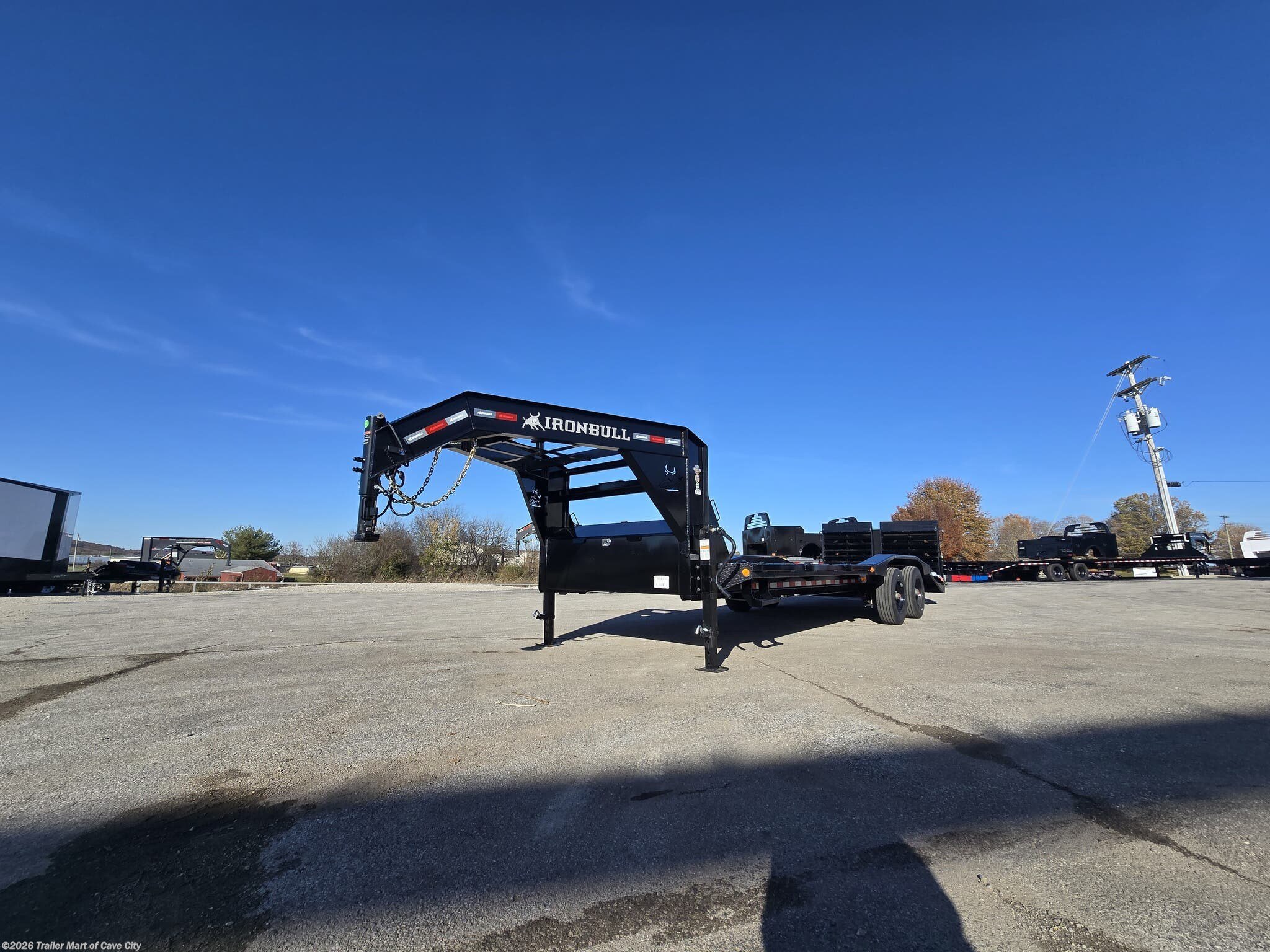 2026 IronBull EHG22 102"X26' Super Single Gooseneck Equipment Trailer