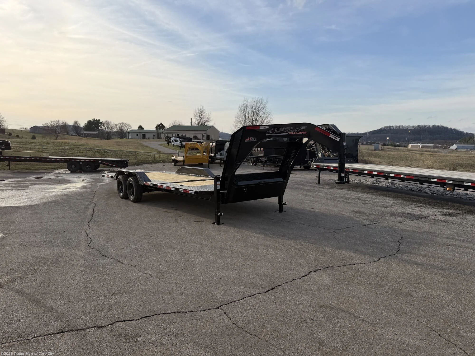 2026 Horizon Trailers HET 24' (16'+8') GN Gravity Tilt Deck Trailer