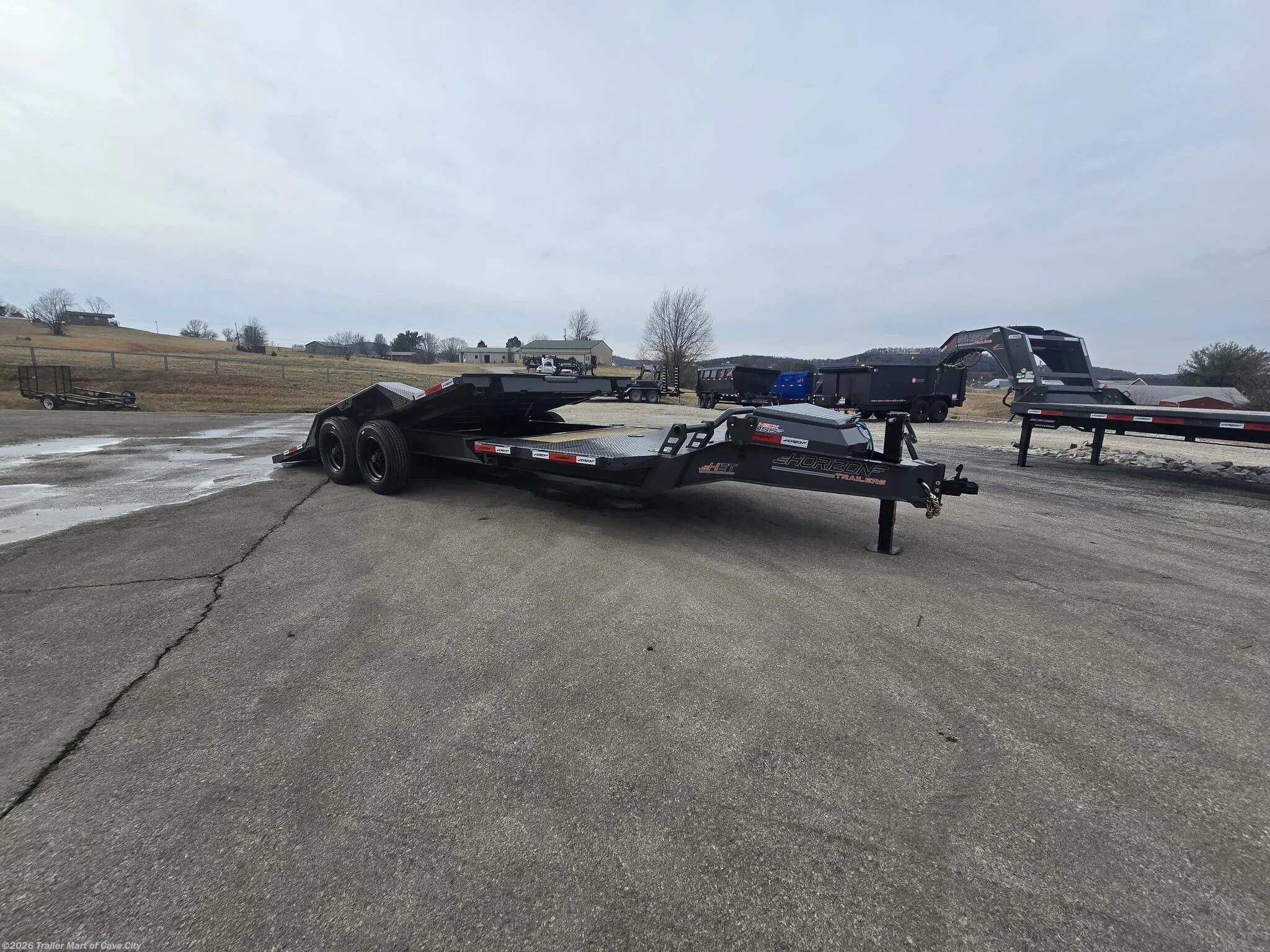 2026 Horizon Trailers HET 22' (16'+6') Gravity Tilt Deck Trailer