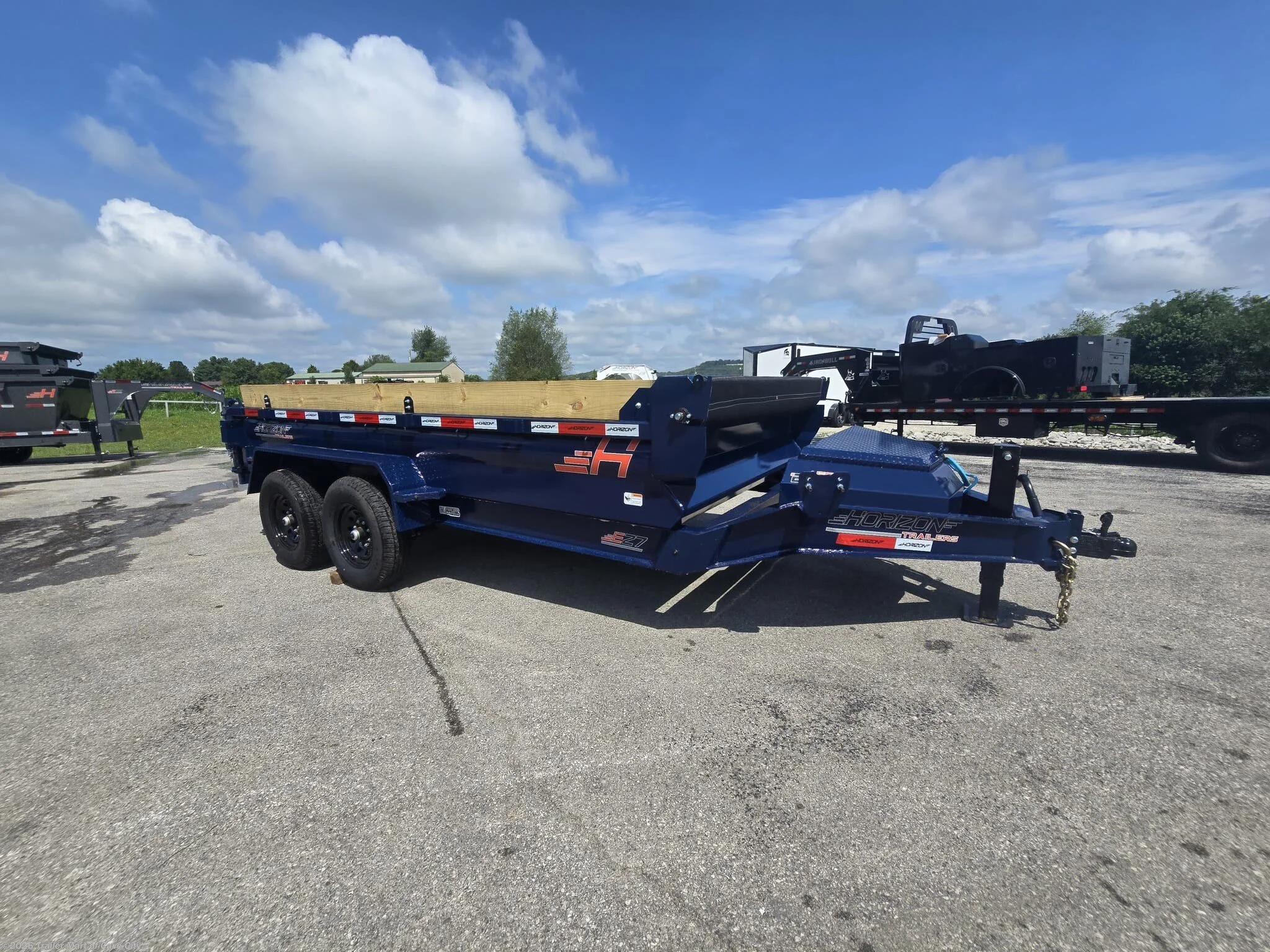 2026 Horizon Trailers EZ7 7'x14' 7k Dump Trailer