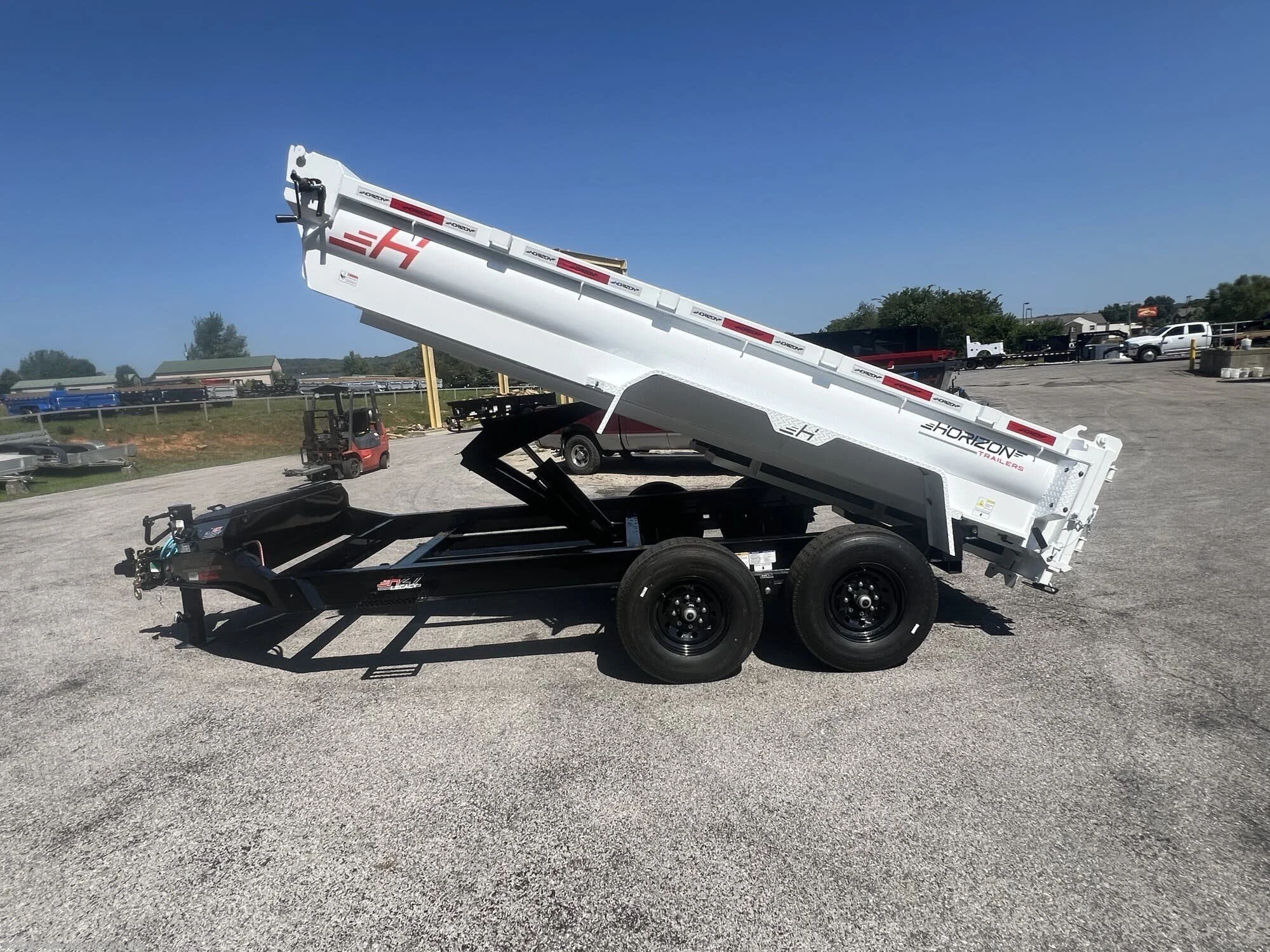 2026 Horizon Trailers HZ7 7'x14' 7k Dump Trailer