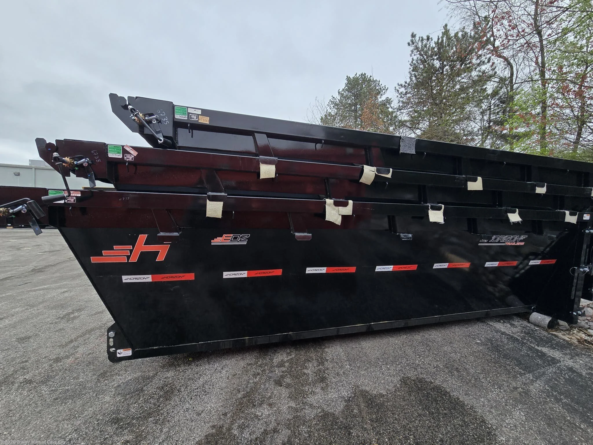 2025 Horizon Trailers EDZ 16'x60"x4' Roll-Off Dumpster
