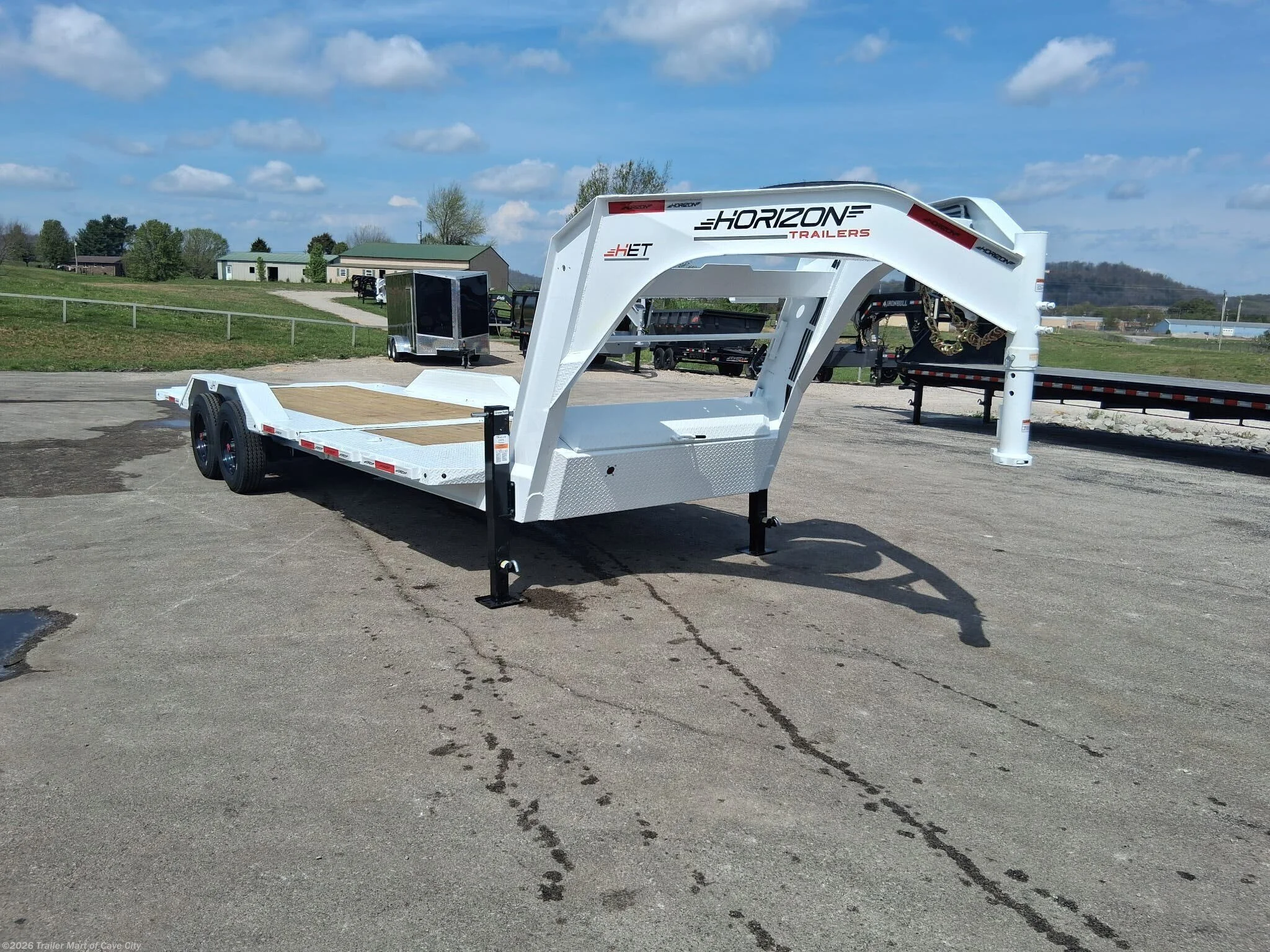 2026 Horizon Trailers HET 24' (16'+8') GN Gravity Tilt Deck Trailer