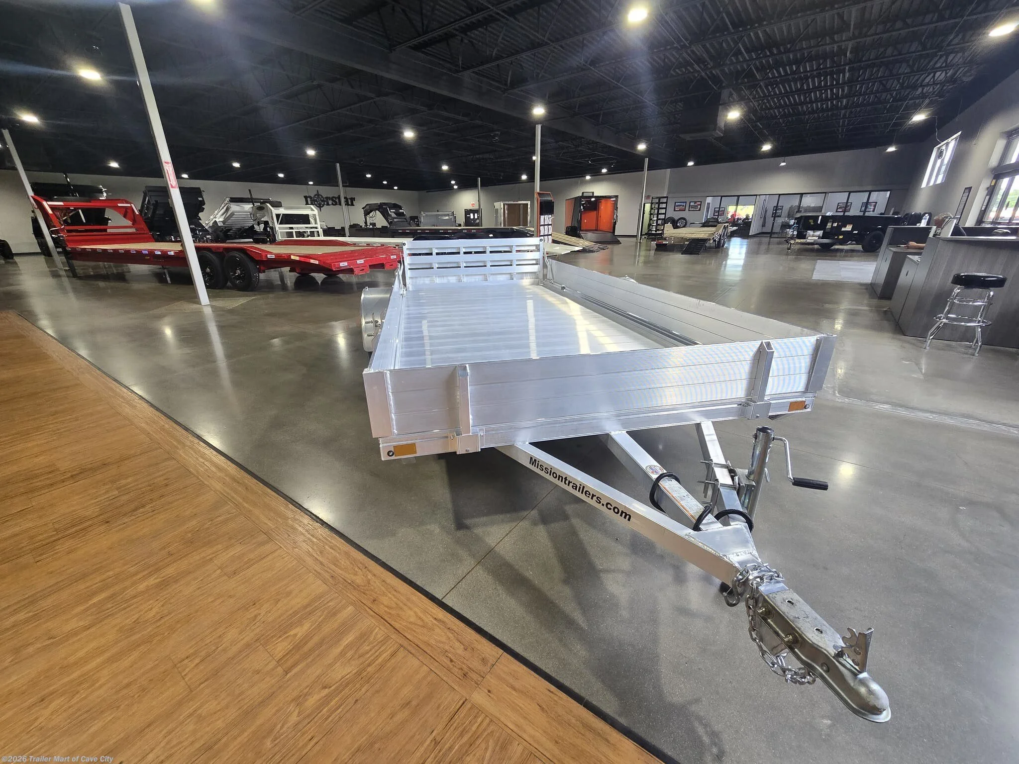 2022 Mission Trailers 80"x14' Aluminum Utility Trailer