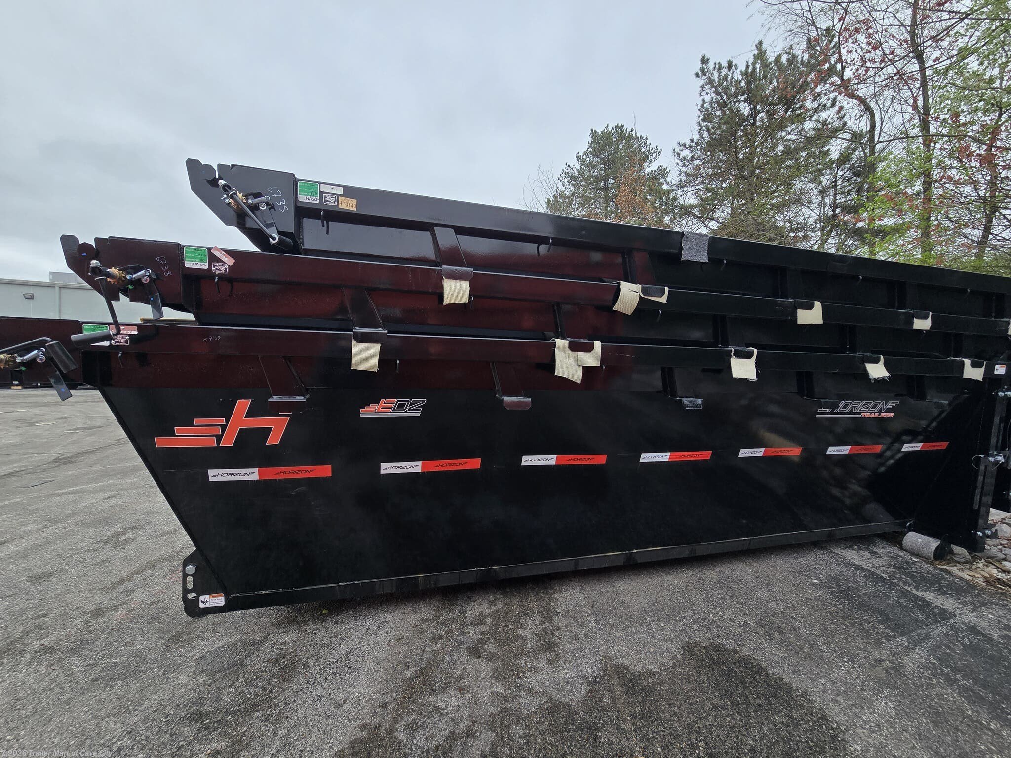 2025 Horizon Trailers EDZ 16'x60"x4' Roll-Off Dumpster