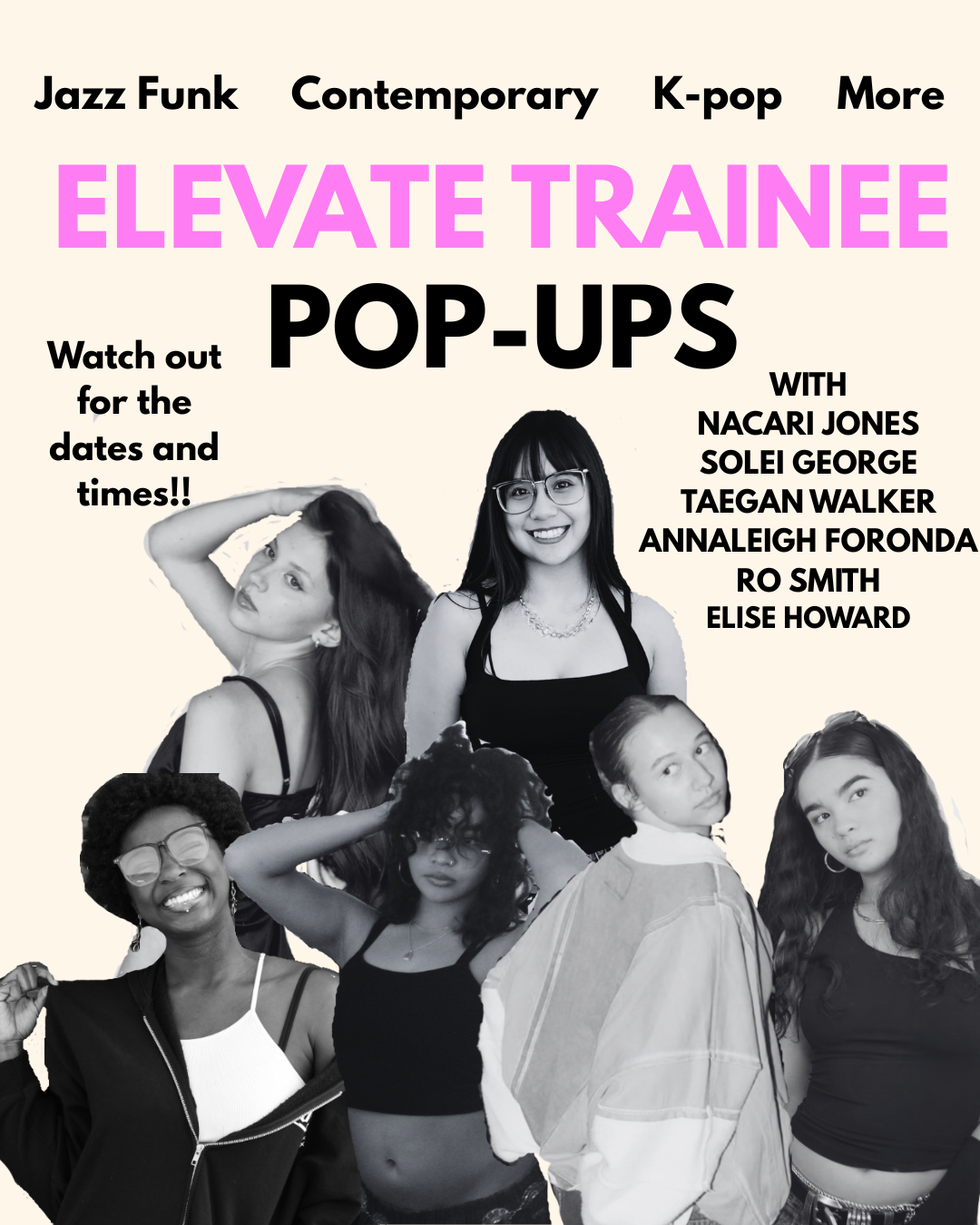 Elevate Trainee Pop-Up Workshop: Jazz Funk