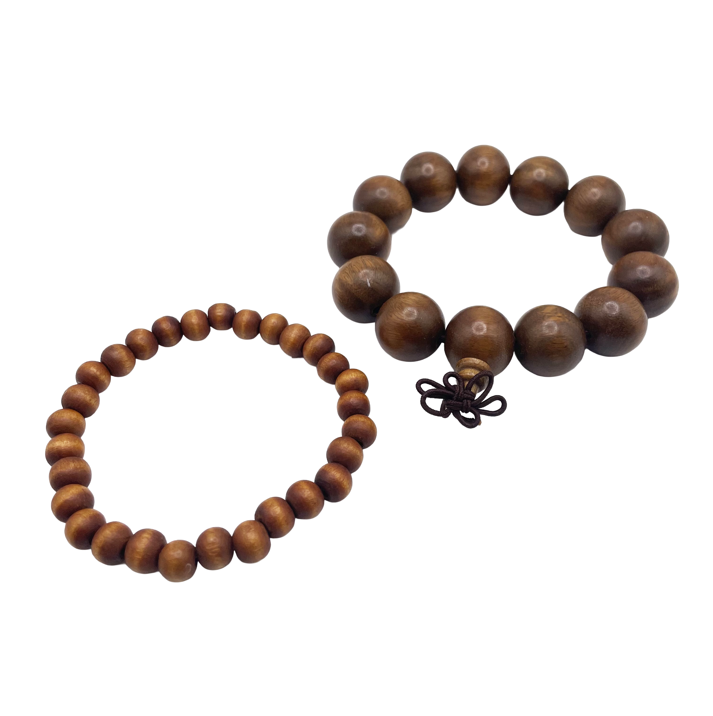 Elastic Wooden Bead Bracelet Set
