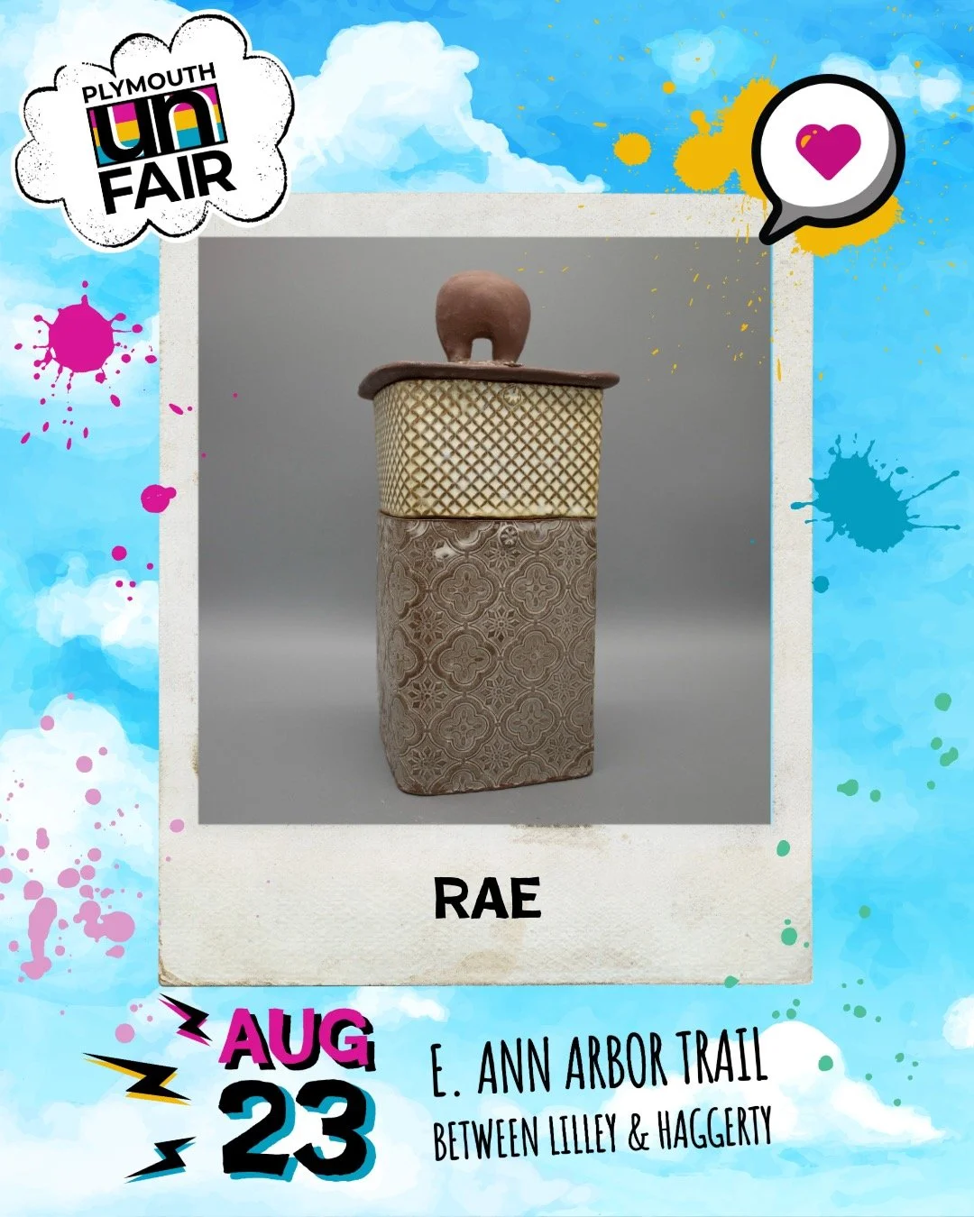Meet our Maker ~ Rae Baxter @raesuebax3 &mdash; Rae a clay artist who transforms smooth surfaces into irresistibly textured ceramics 🍵. Her pieces are made to be held, explored, and loved &mdash; turning everyday objects into sensory works of art. ?