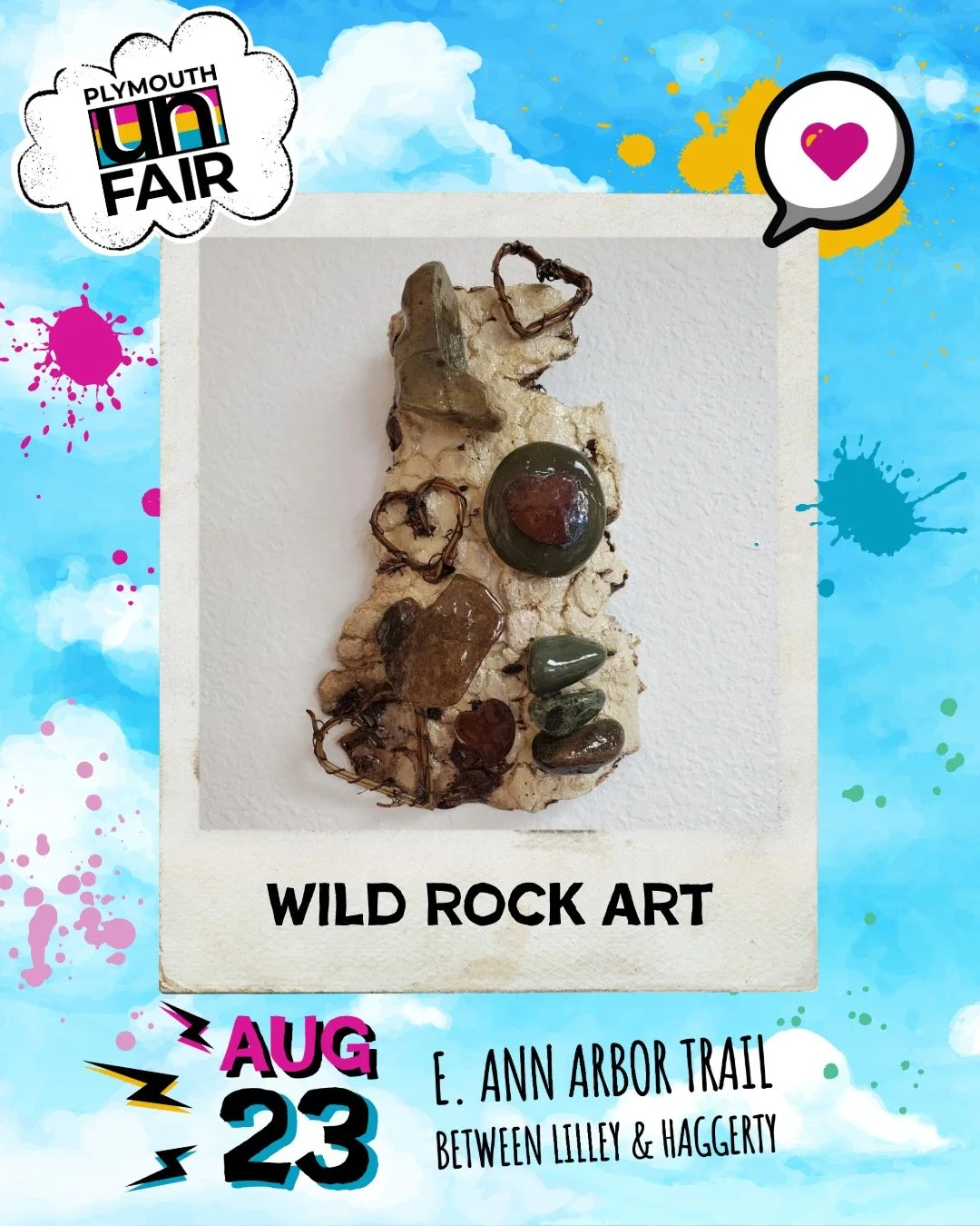 Meet one of our hosts &amp; makers ~ Jeff Breakey - Wild Rock Art @wildrockart 🪨 Inspired since childhood by the beauty and energy of rocks and mountain wilderness 🌄, Jeff began crafting rock + wood art in 1992. In 2013, he formed Wild Rock Art, sh