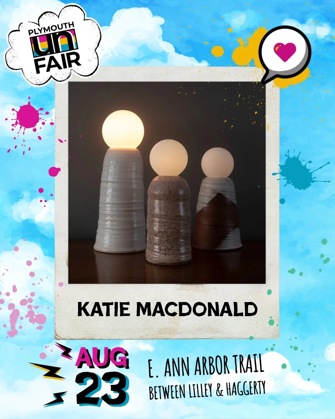 Meet our Maker ~ Katie MacDonald ktmacstudio &mdash; an artist and arts educator from Plymouth, a proud member of Plymouth's Village Potters Guild @villagepottersguild and Michigan Silversmiths Guild @misilversmith 
🎨💡Her artistic practice focuses 