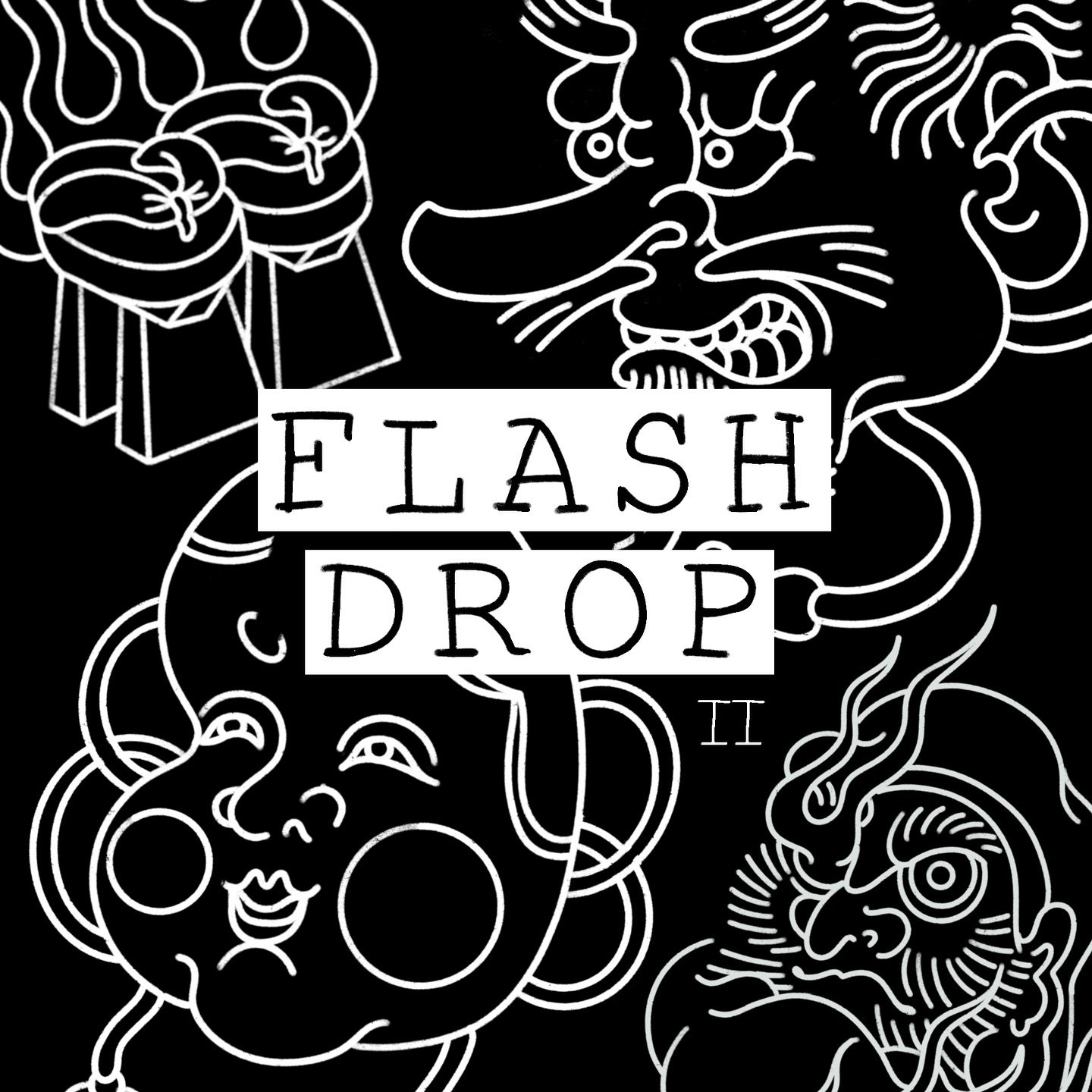 *FLASH DROP II*
A few November spots left, also booking December!All available color or black &amp; grey. 

**BOOKINGS OPEN** 
@24thstreetstudiosf 
Flash &amp; appointments at: 
Kehrmietattoos.com