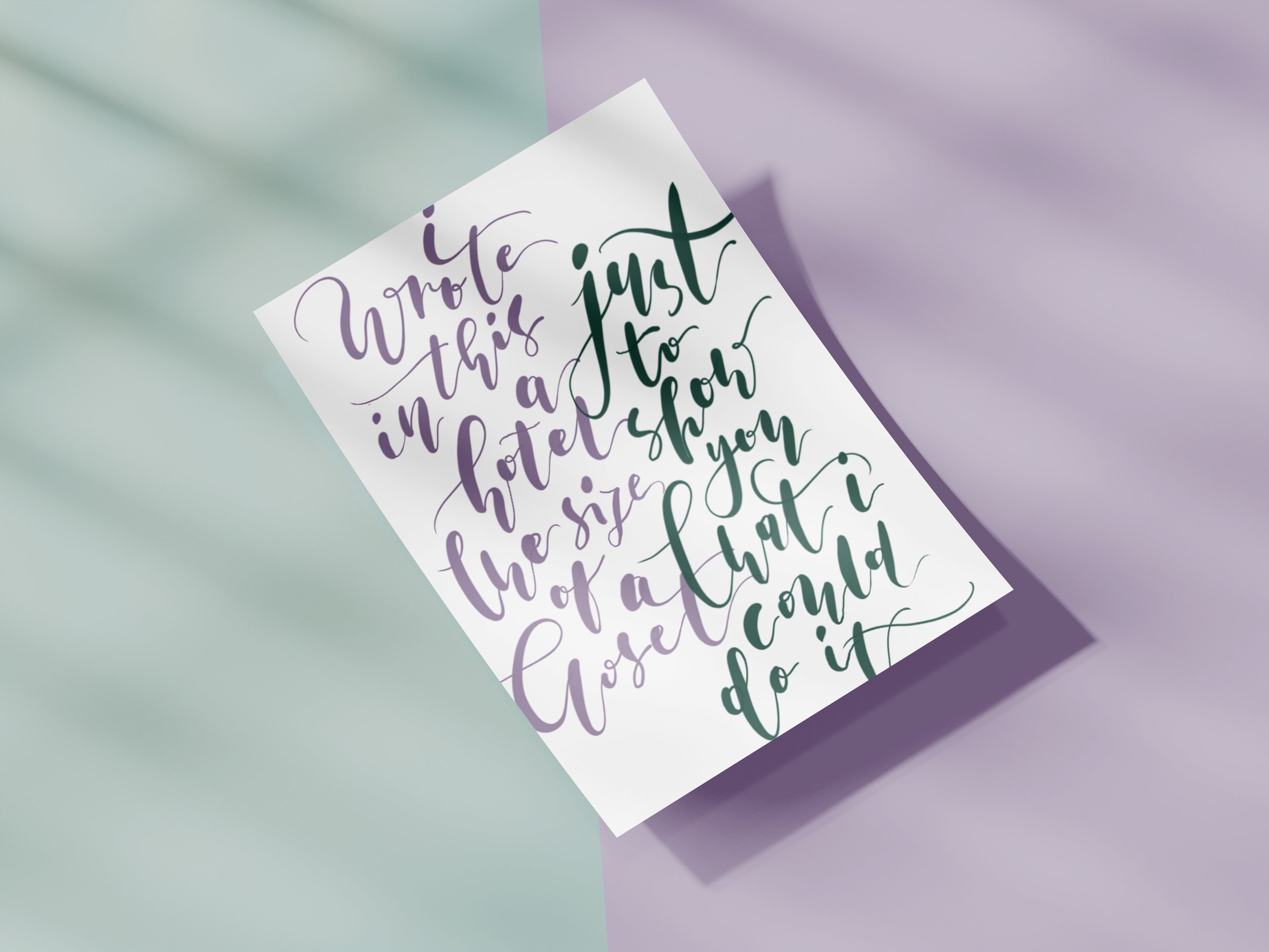 calligraphy design