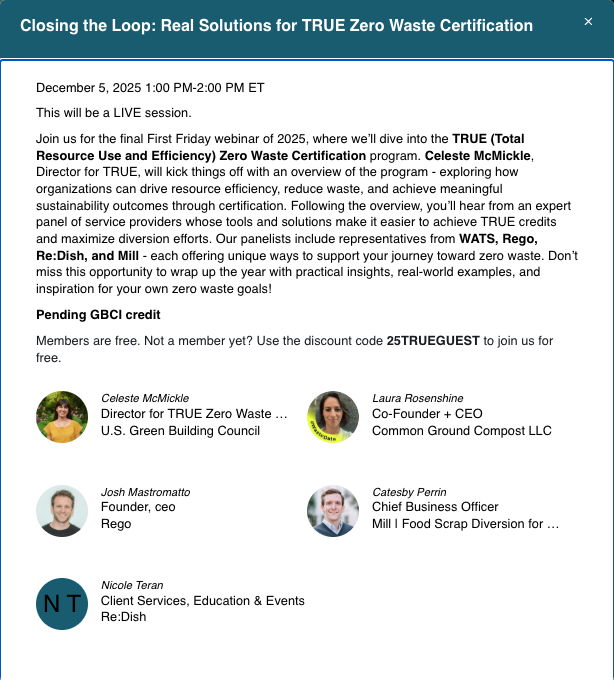 Closing the Loop: Real Solutions for TRUE Zero Waste Certification