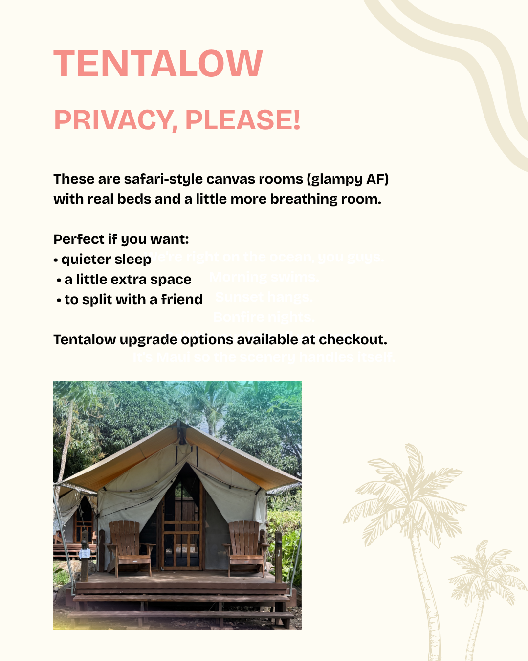 PHOTO OF TENTALOW AT CAMP MAKAI