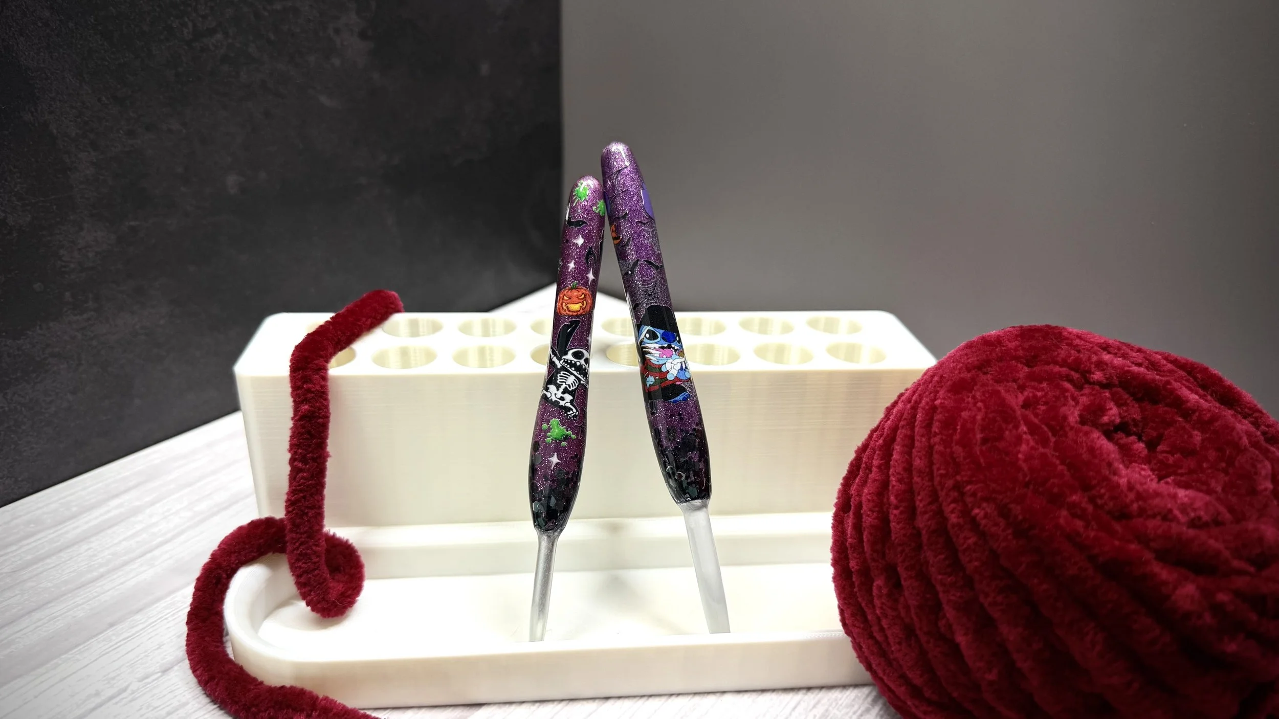 Electrified and Scissorhands Stitch Halloween Clovers