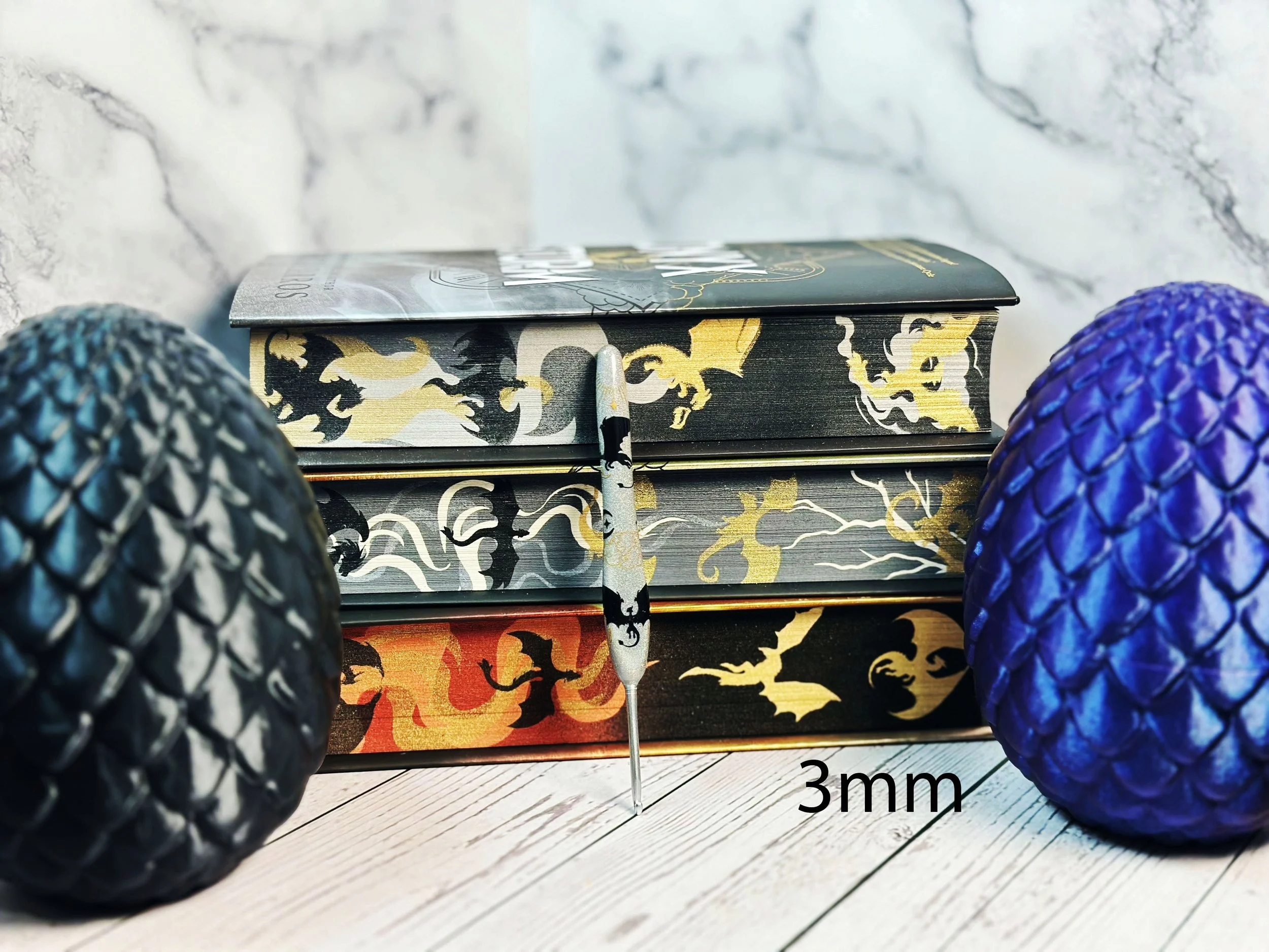 3mm Holographic Gray Fourth Wing