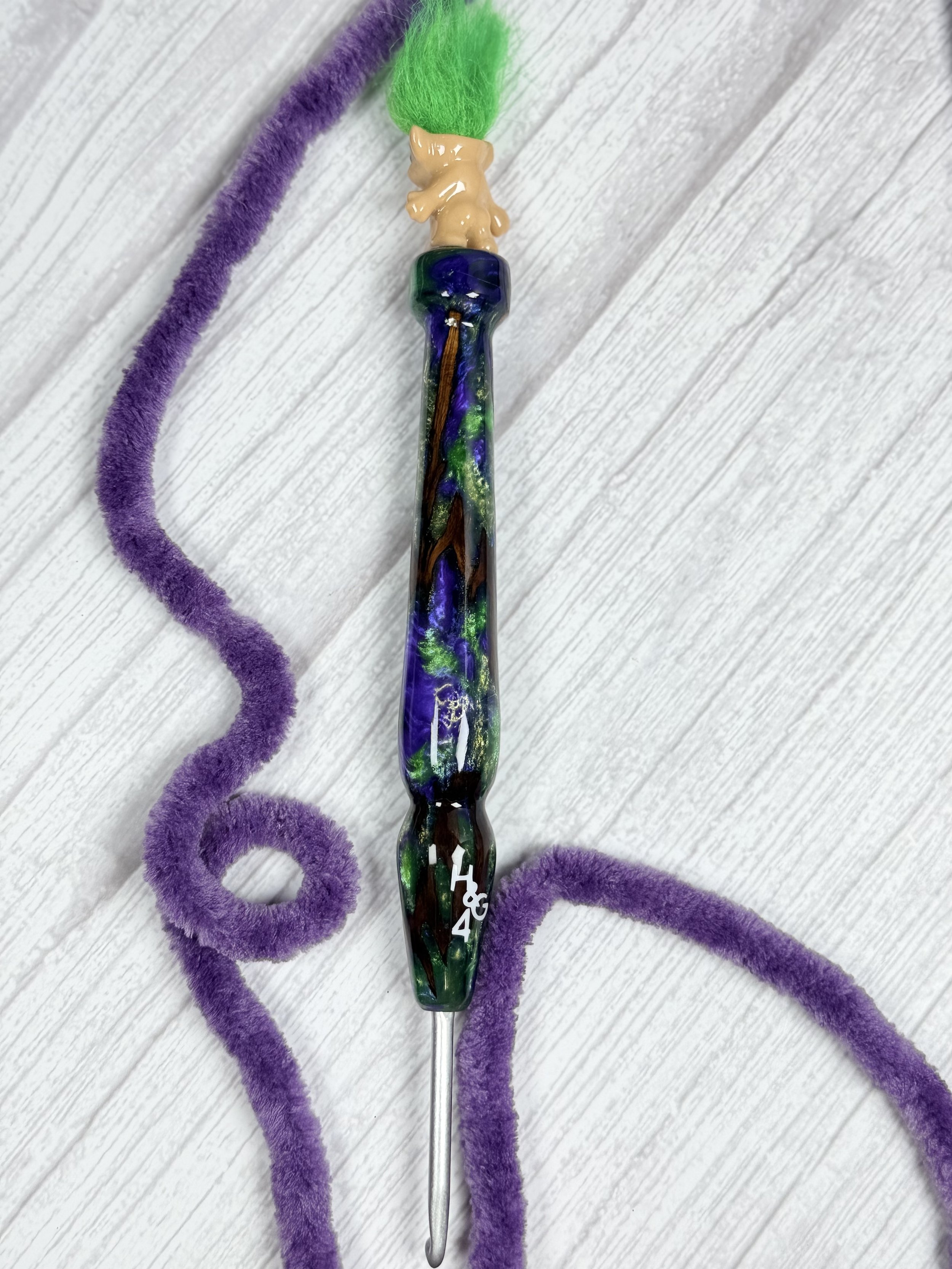 Clover_wood and resin_hand turned_troll.jpeg