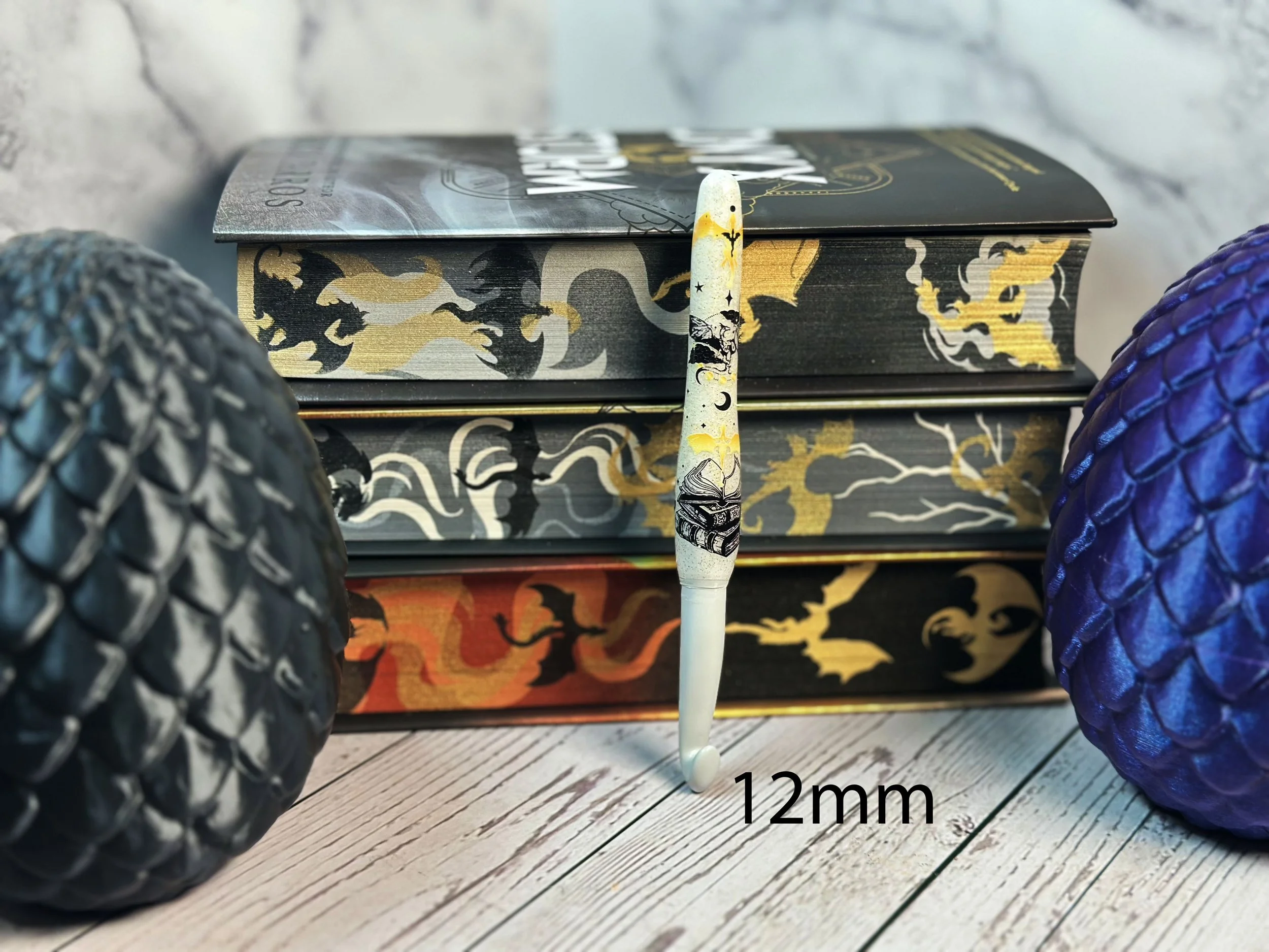 12mm White Fourth Wing