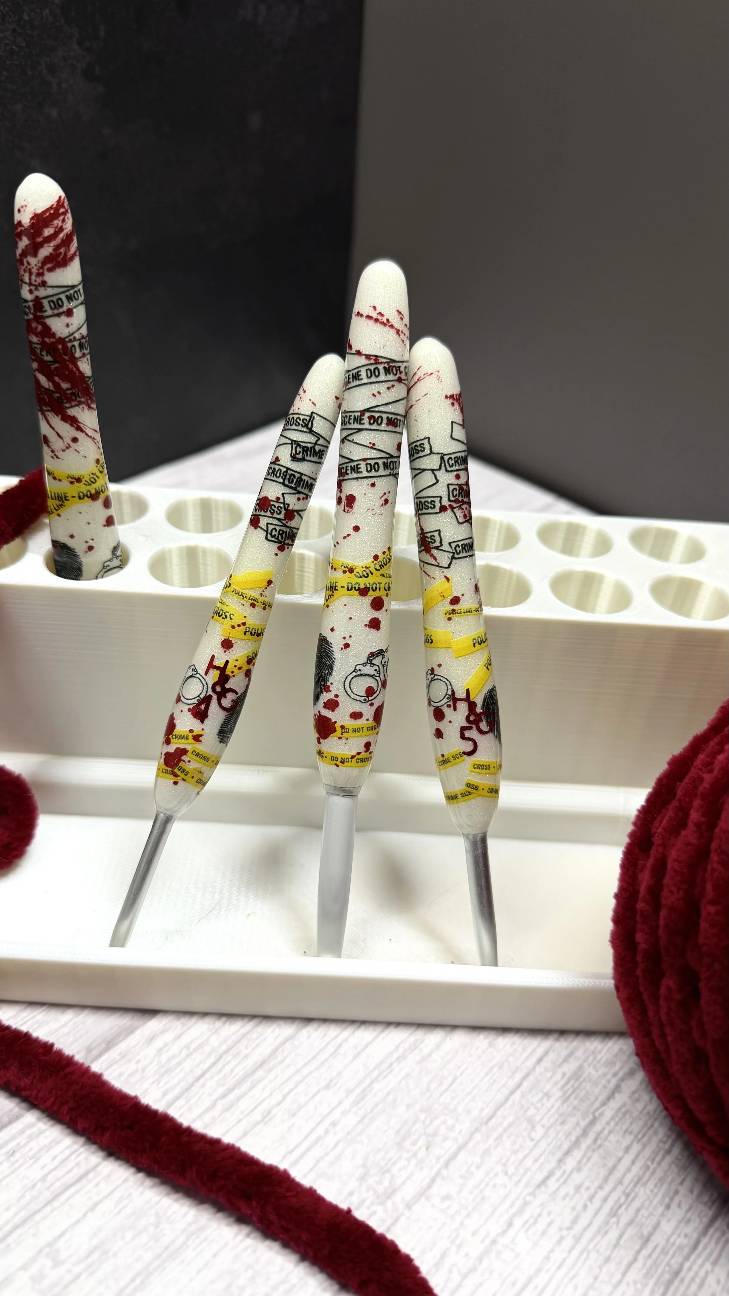 crime scene halloween clover crochet hook.jpeg