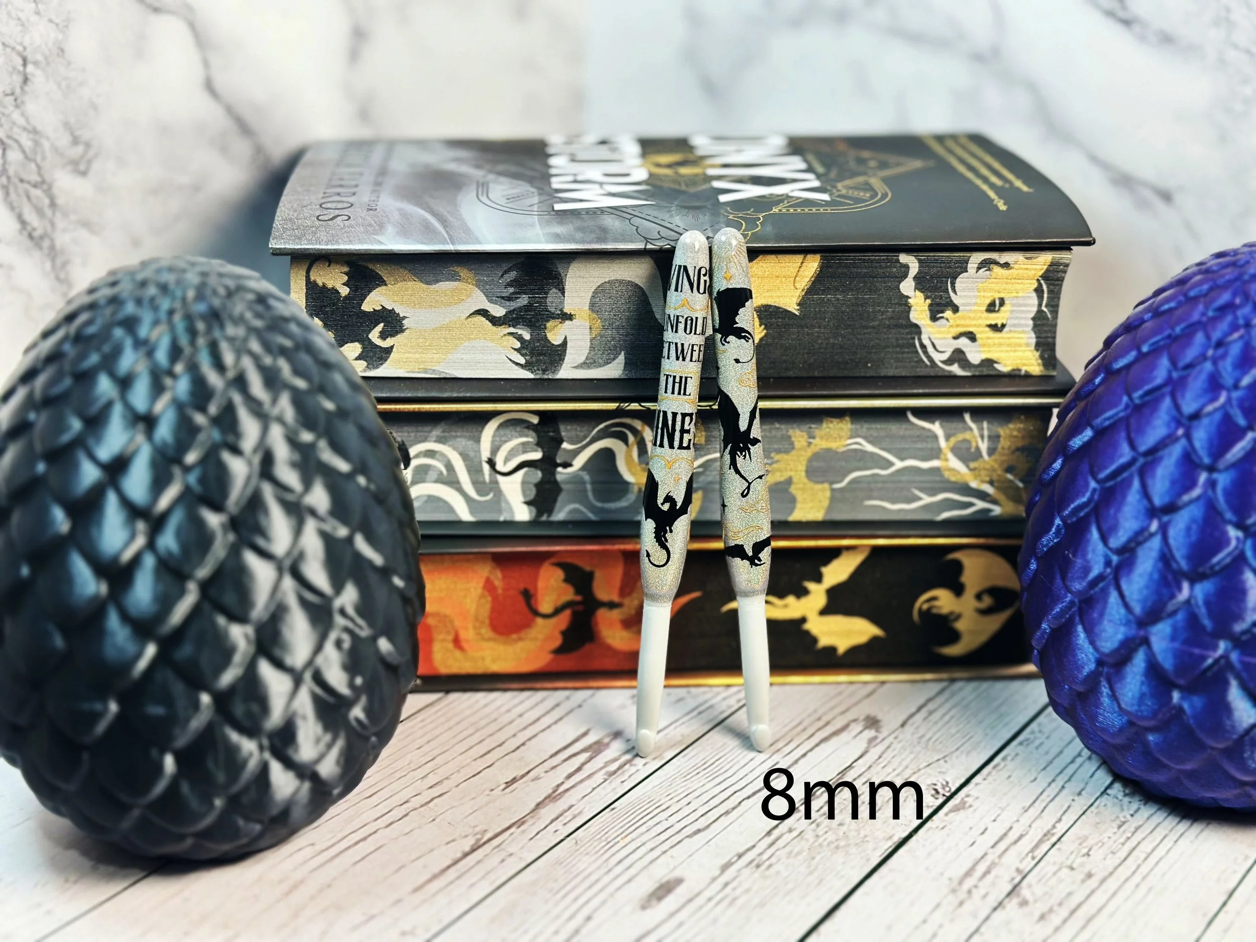 8mm Holographic Gray Fourth Wing