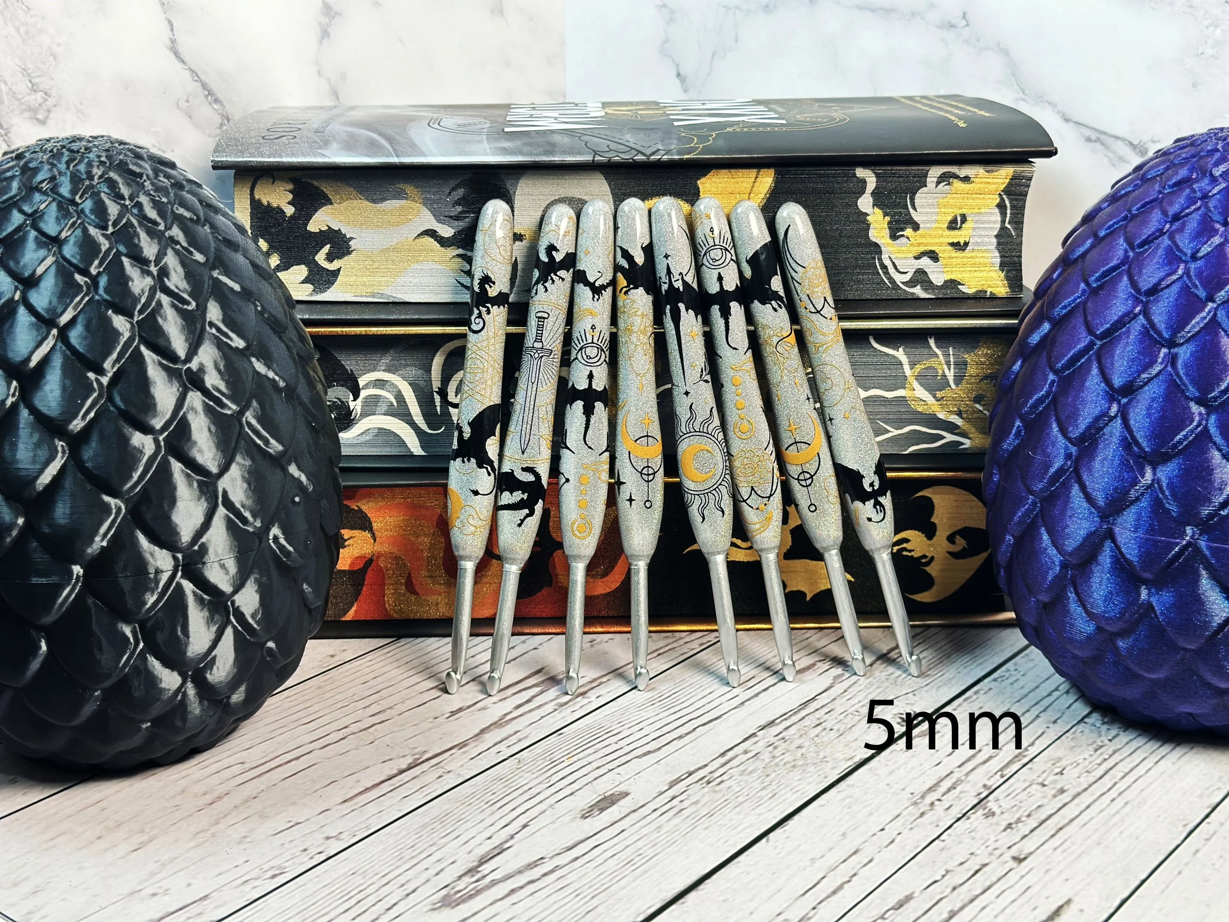 5mm Holographic Gray Fourth Wing