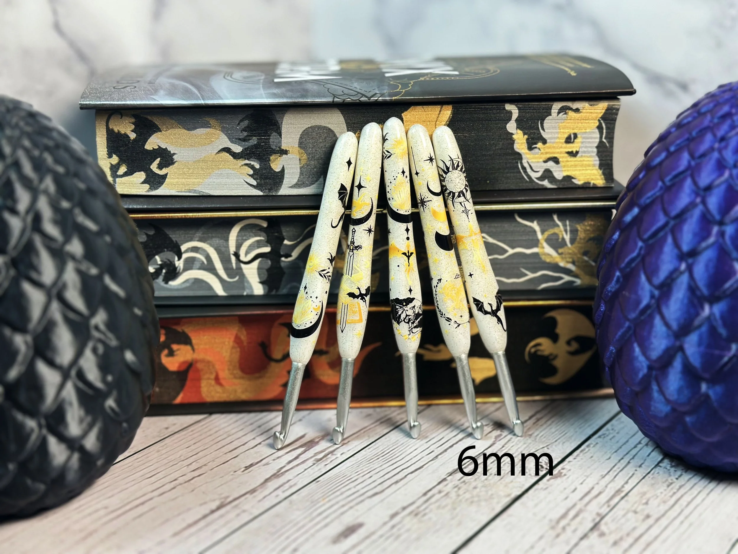 6mm White Fourth Wing