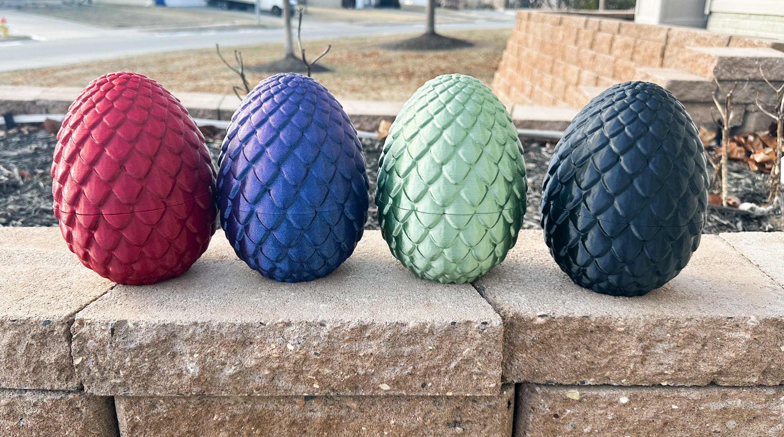 3D printed eggs