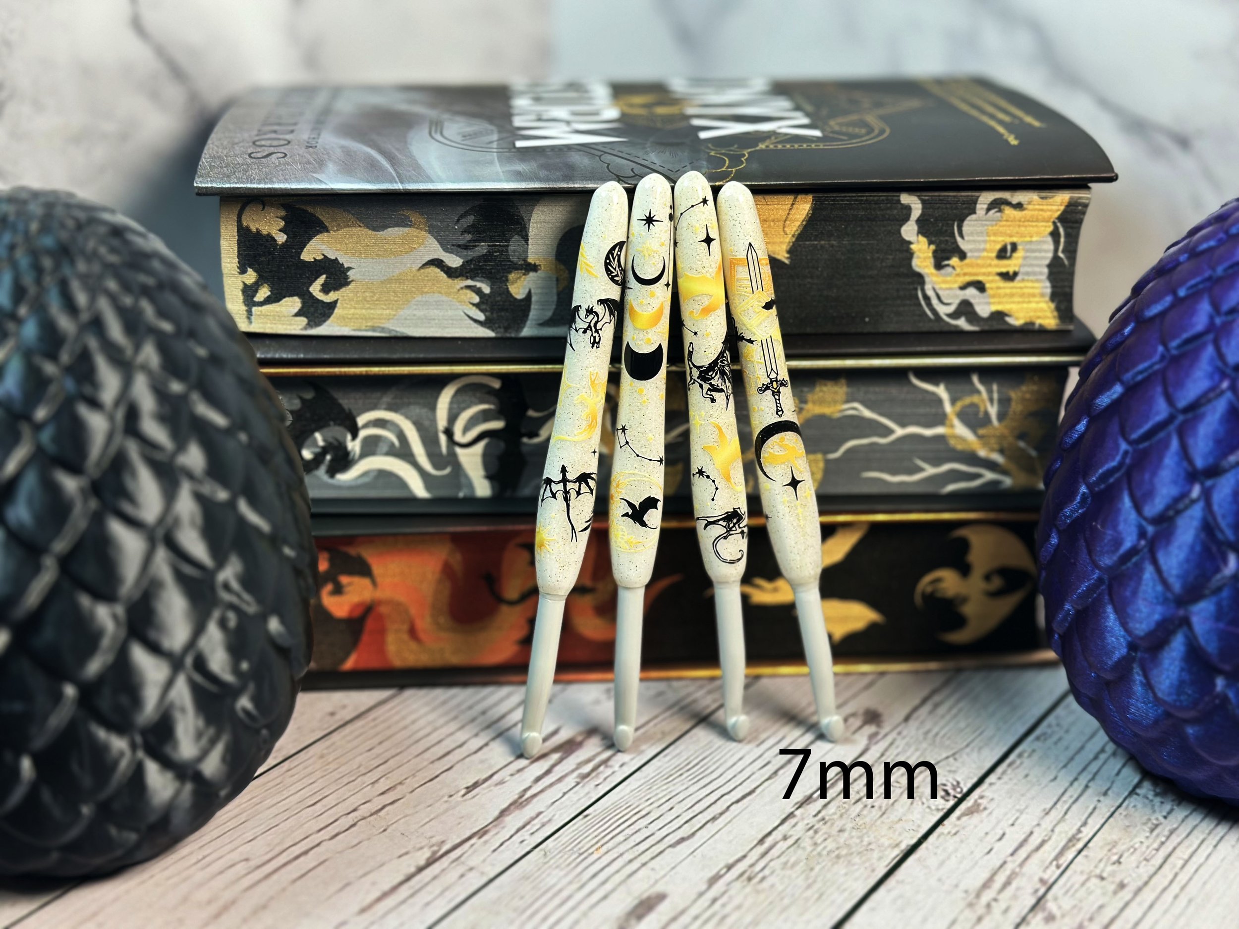 7mm White Fourth Wing