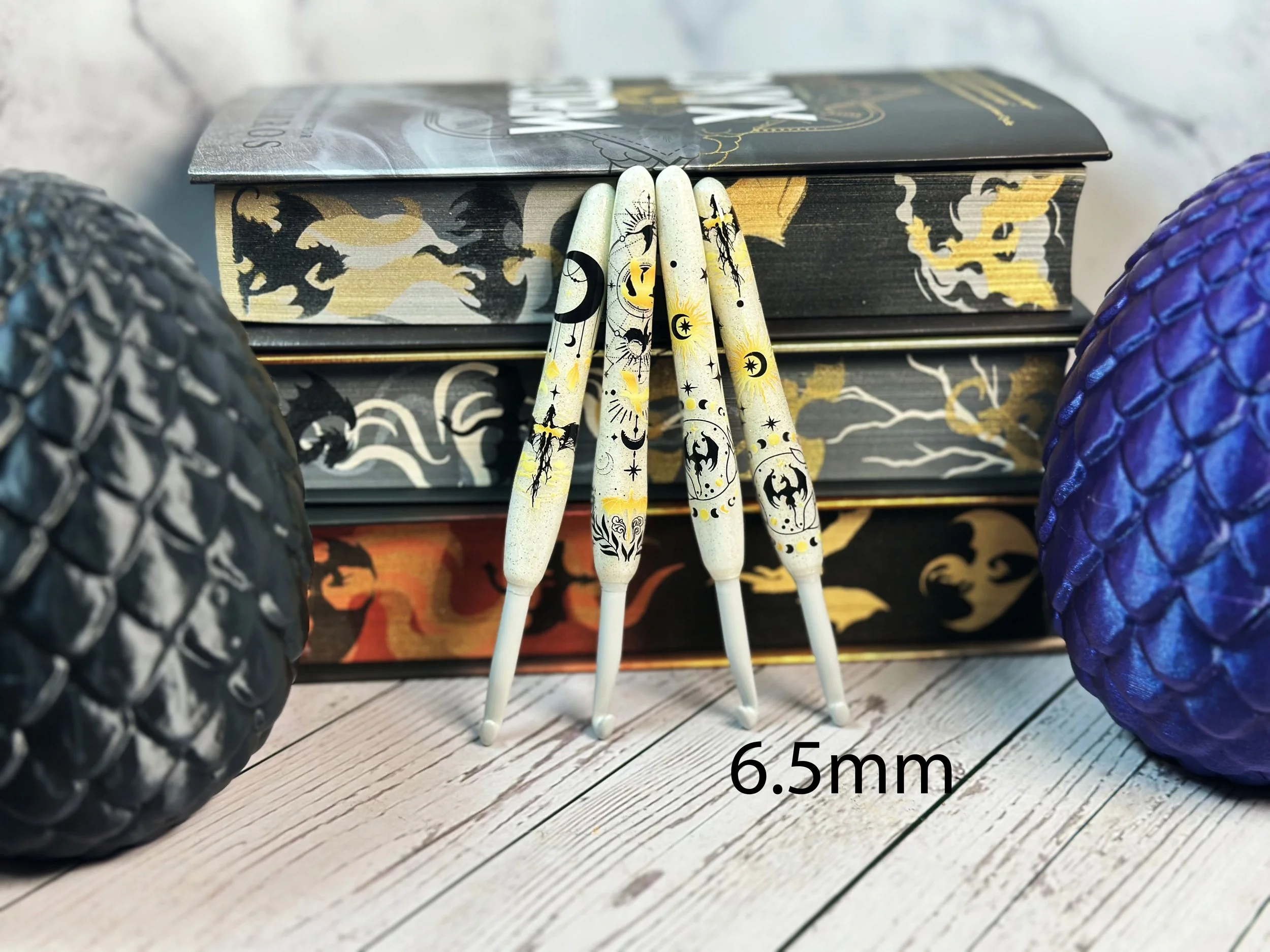 6.5mm White Fourth Wing