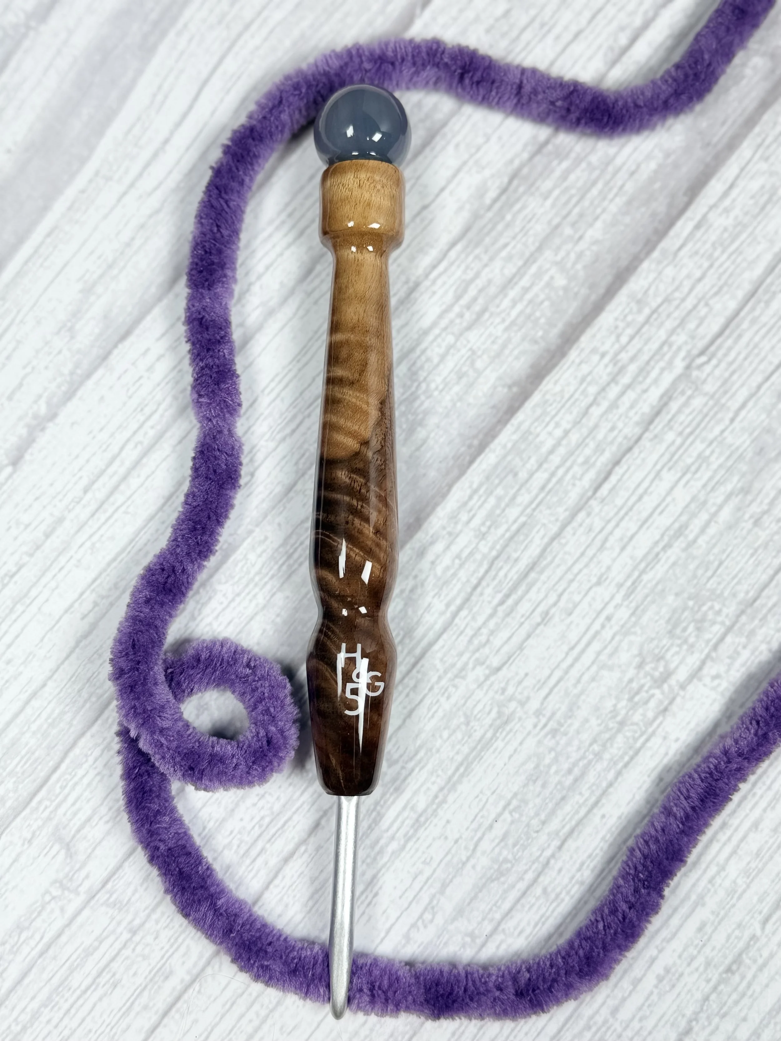 Clover_wood and resin_hand turned_geode.jpeg